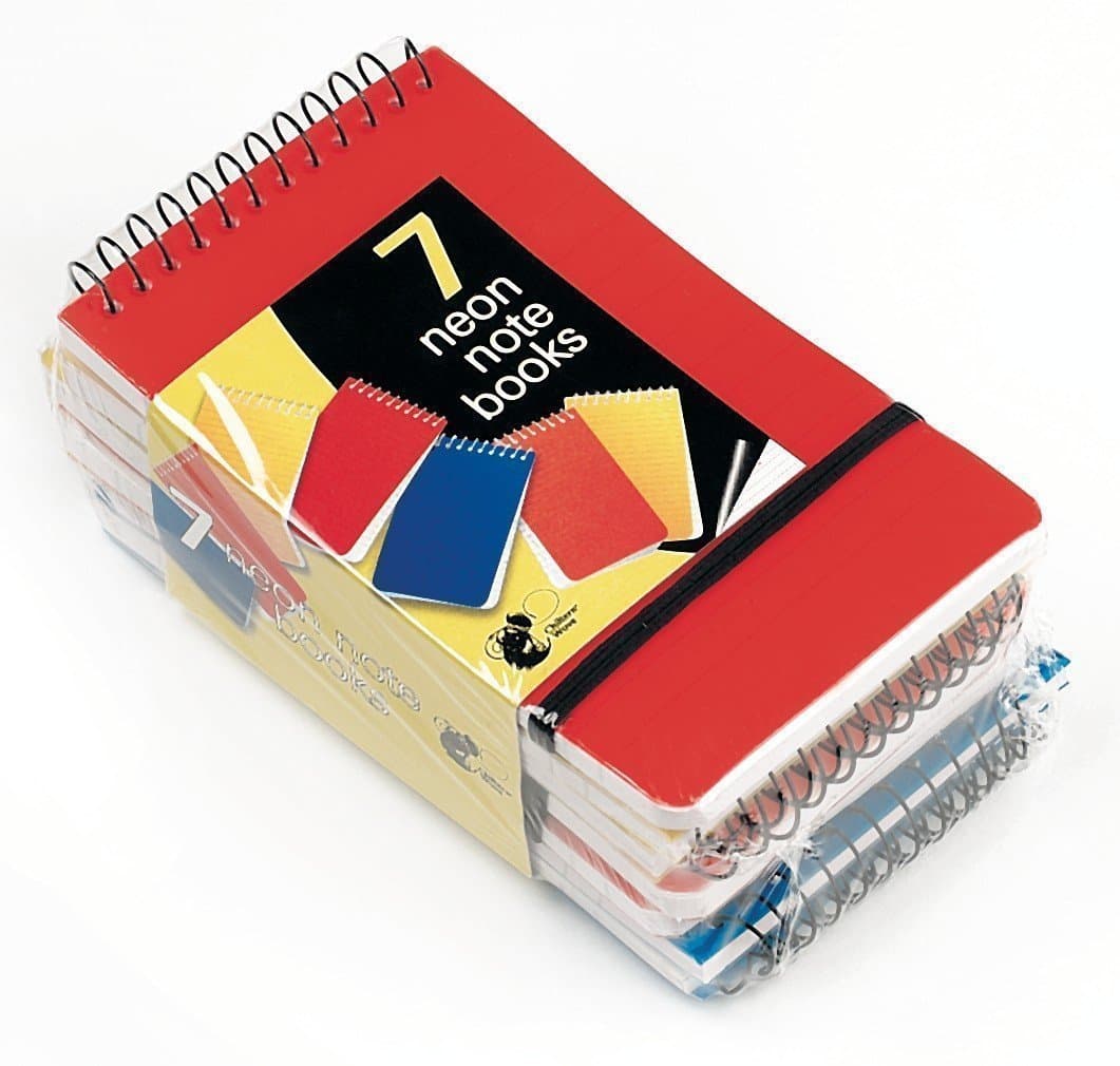 Neon Notebooks Small 14pk by Chiltern Wove