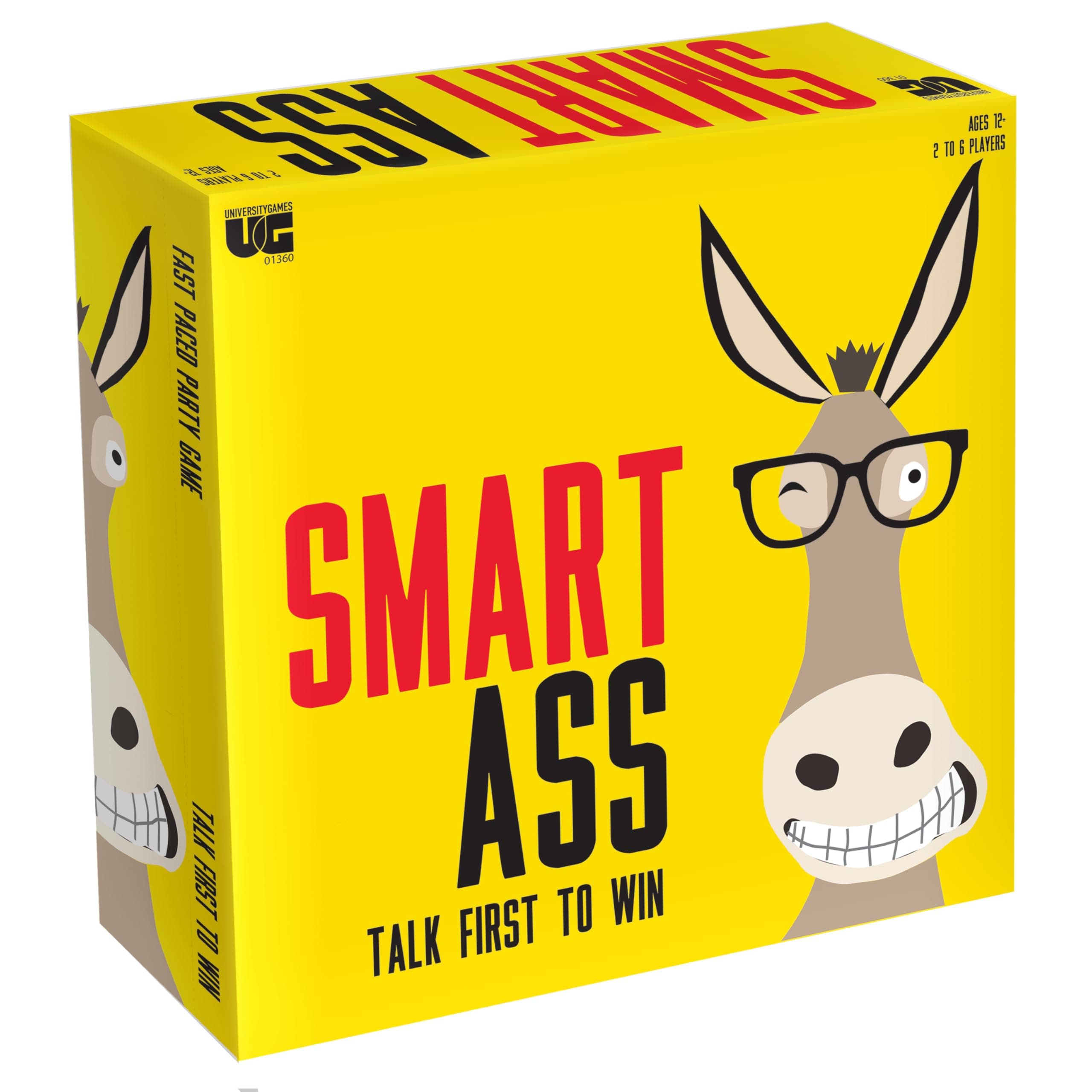 University Games Smart Ass: 2017 Edition Board Game for 2-6 Players, Ages 12 and Up