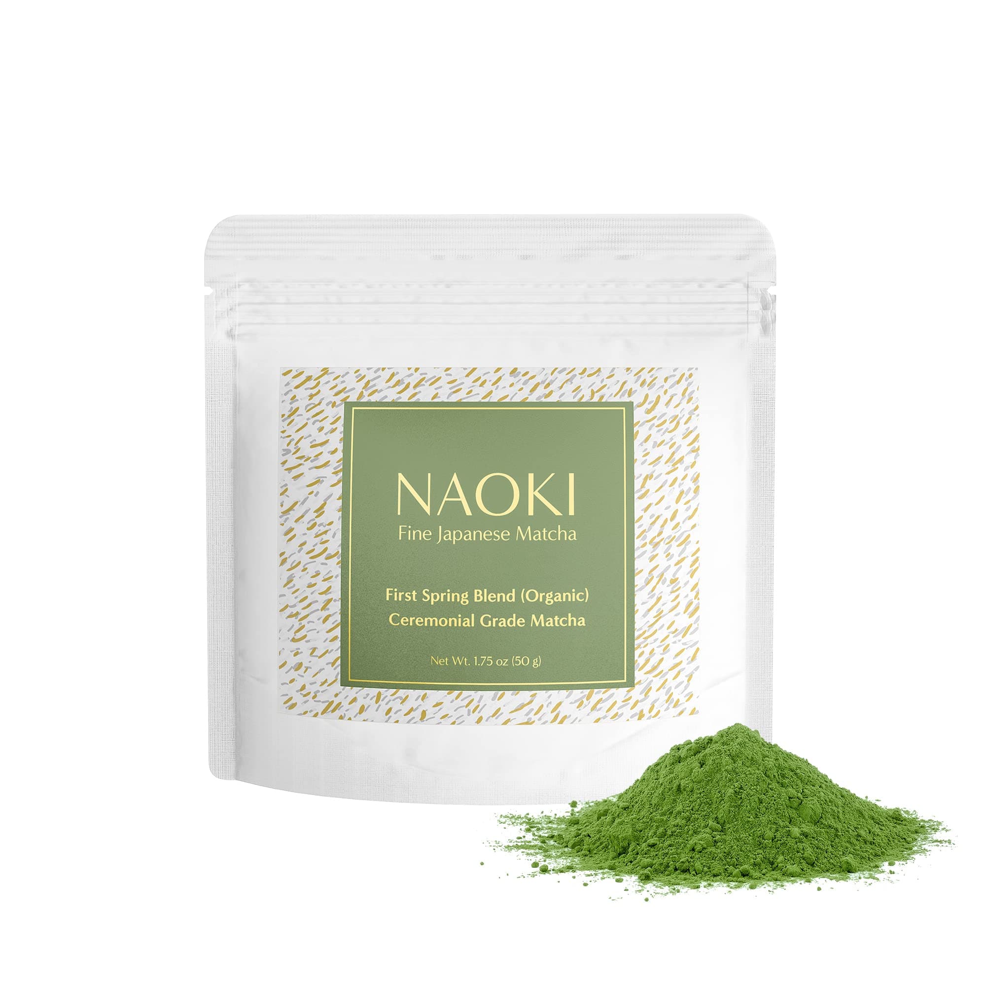 Organic Ceremonial First Spring Blend – Authentic Japanese First Harvest Ceremonial Grade Matcha Green Tea Powder from Kagoshima, Japan (50g / 1.75oz)