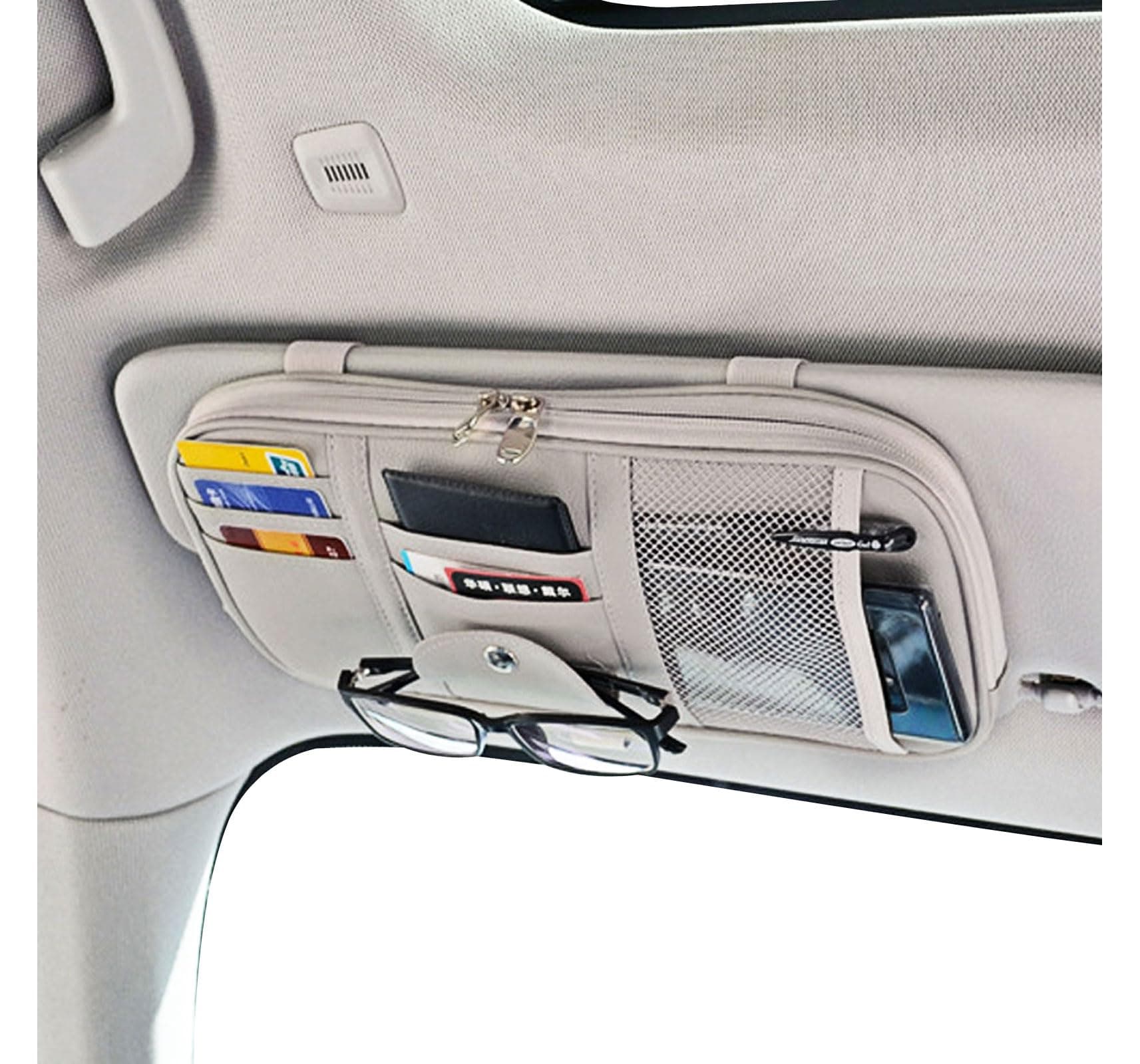 car visor organizer (Gray)
