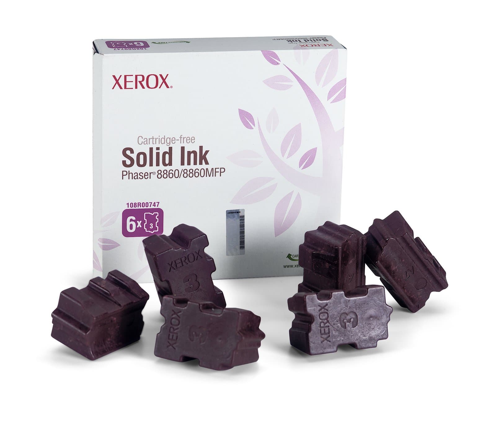 Xerox Phaser 8860/8860 MFP Magenta Solid-Ink (6 Sticks / 14,000 Pages) - 108R00747