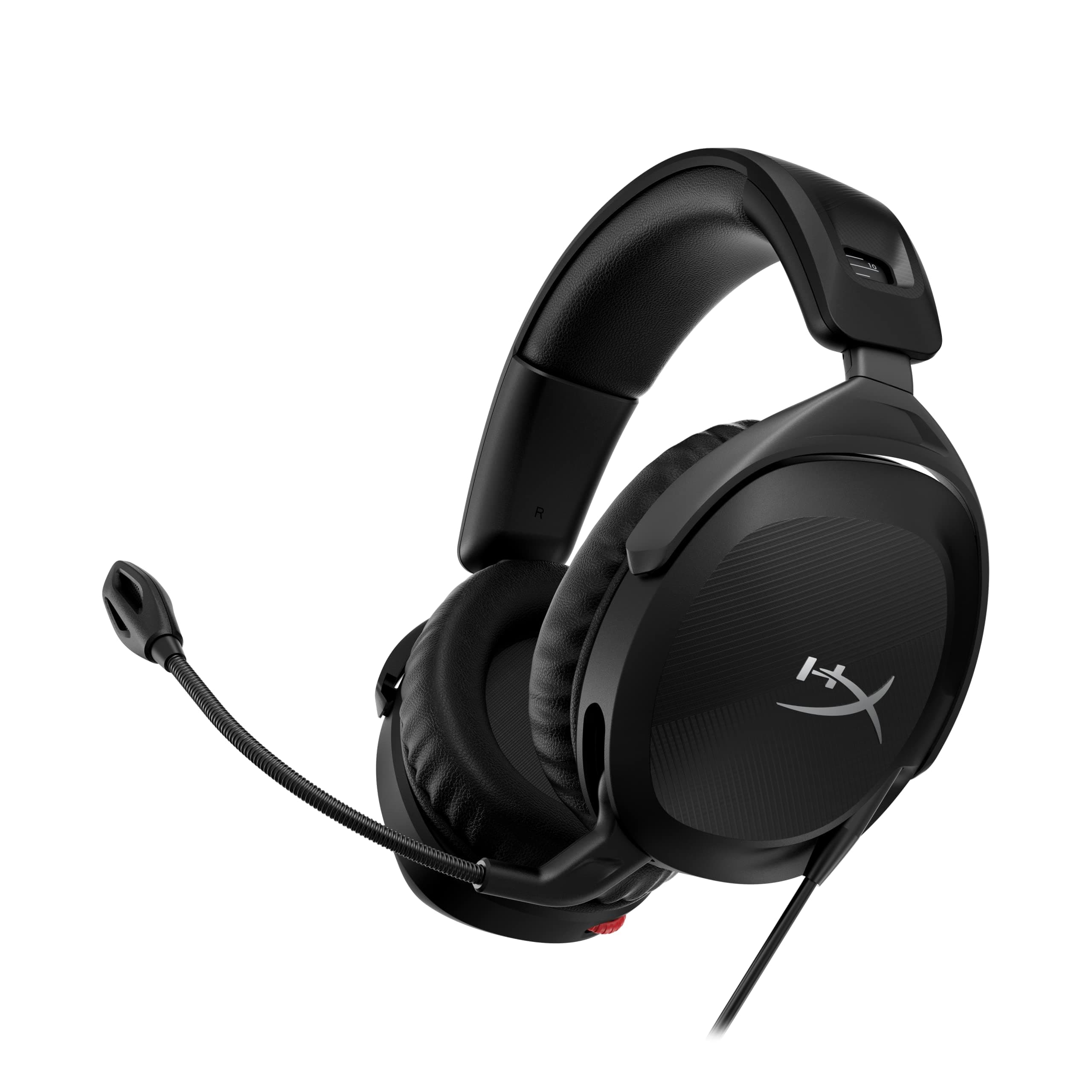 519T1AA Cloud Stinger 2 – Lightweight over-ear headset with mic, Swivel-to-mute function, 50mm drivers, PC Compatible, Black