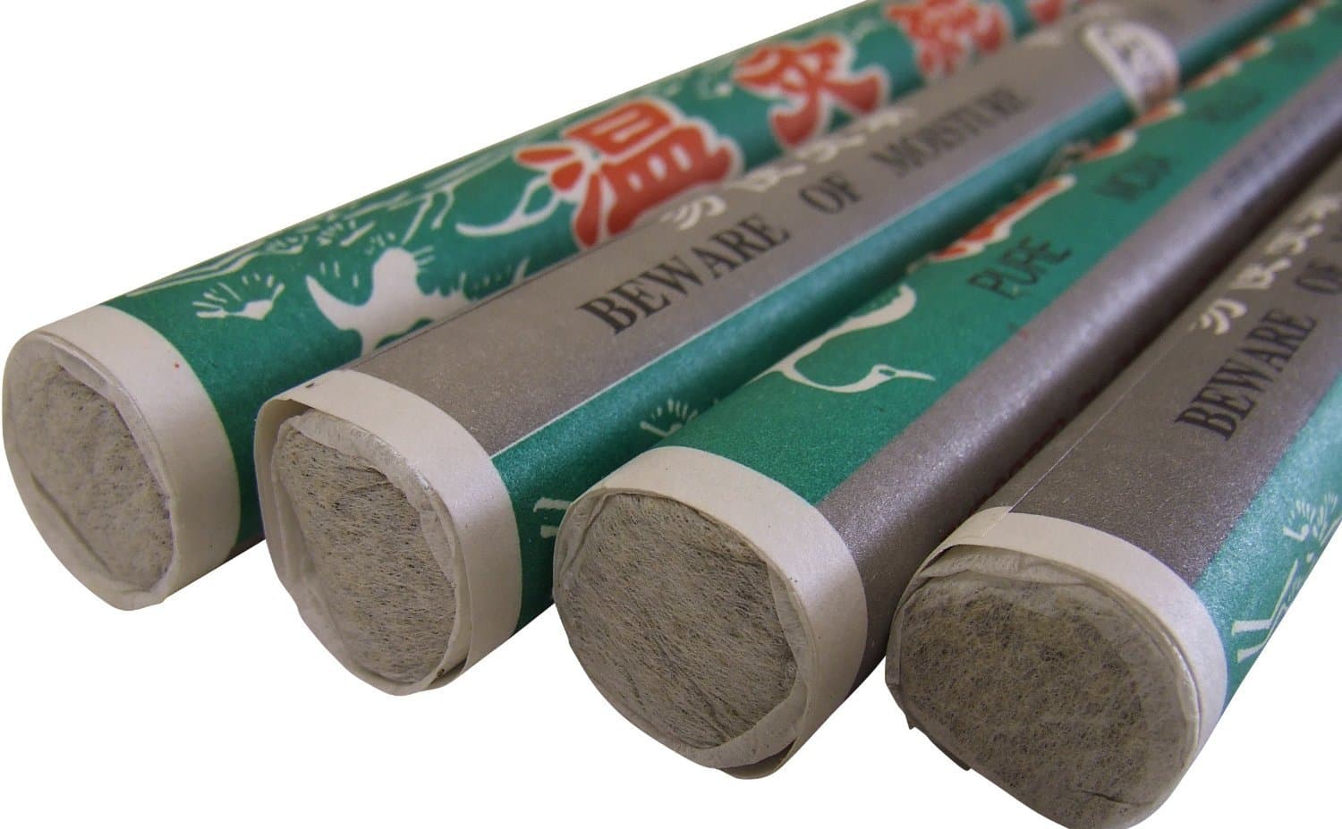 Pure Mild Moxa Rolls Contains Mostly Moxa. for General and mild moxibustion.