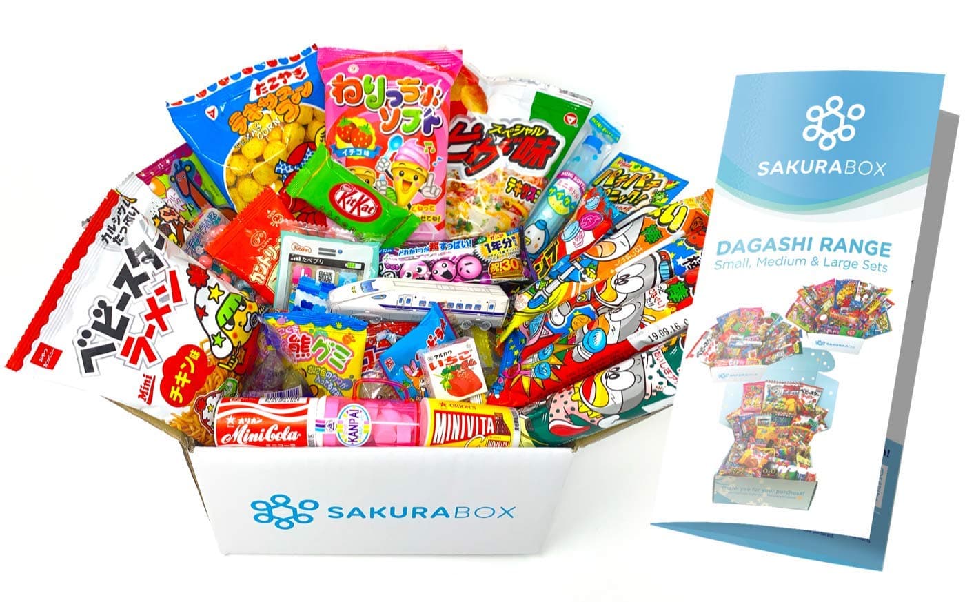 Sakura Box - Dagashi Sets Japanese Candy Chocolate Snacks Sweets (Medium)