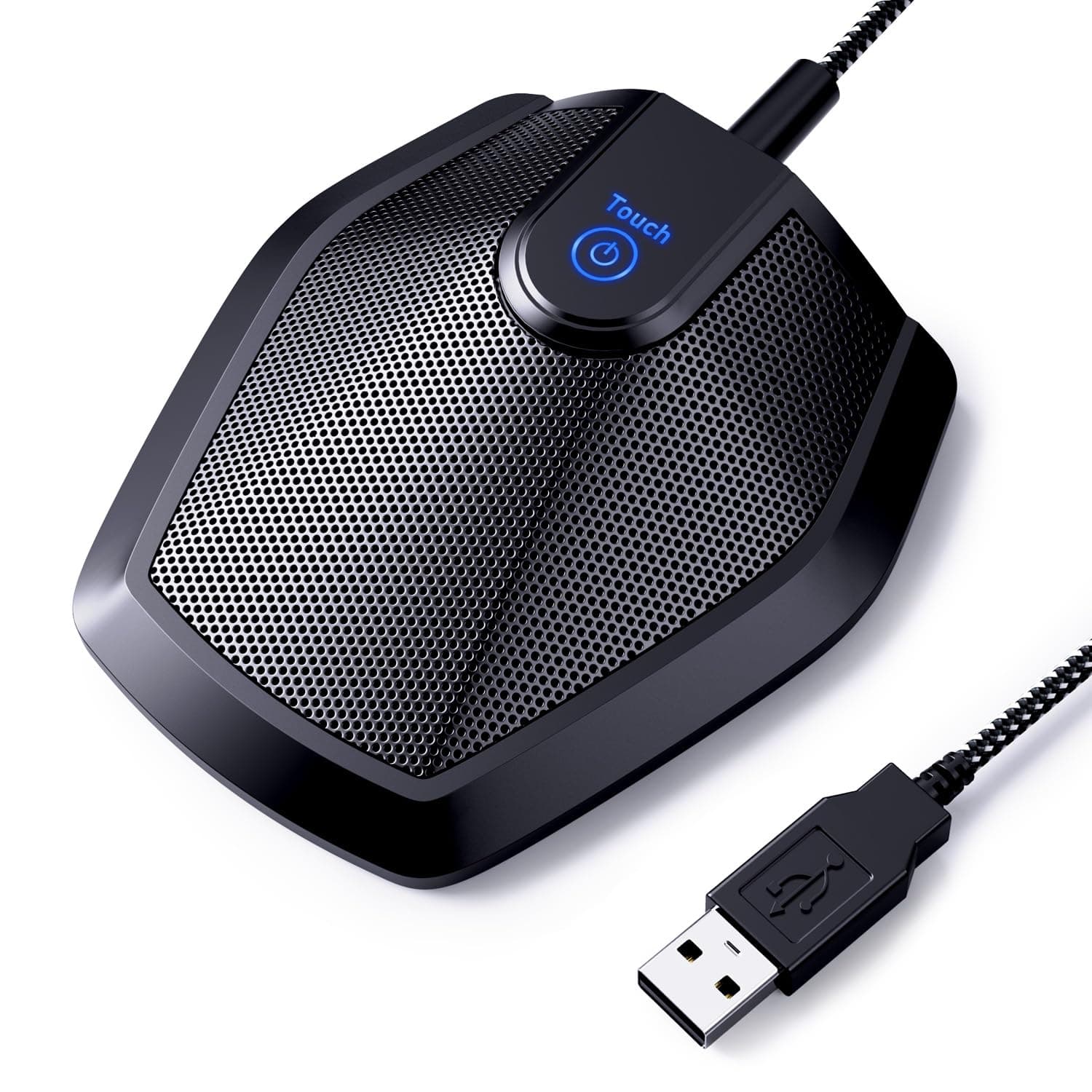 TONOR Conference USB Microphone, Omnidirectional Condenser PC Mic for Video Conference, Recording, Skype, Online Class, Court Reporter, Plug & Play Compatible with Mac OS X Windows PC Compute, G11