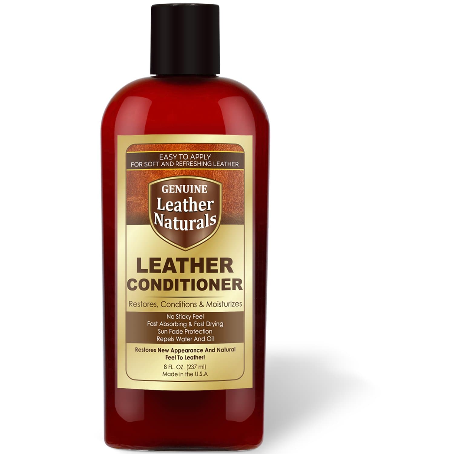 Leather Conditioner Gel Cream - Easy Application - Safe for Dark or Lighter Colors Leather Apparel, Furniture, Auto Interiors, Shoes, Bags and Leather Accessories