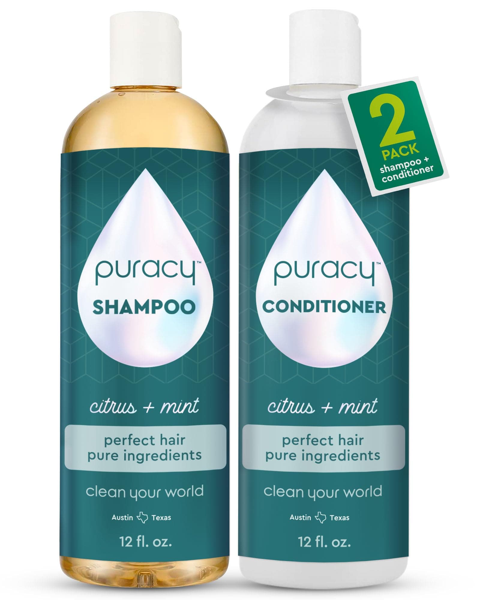 Puracy Shampoo & Conditioner Set