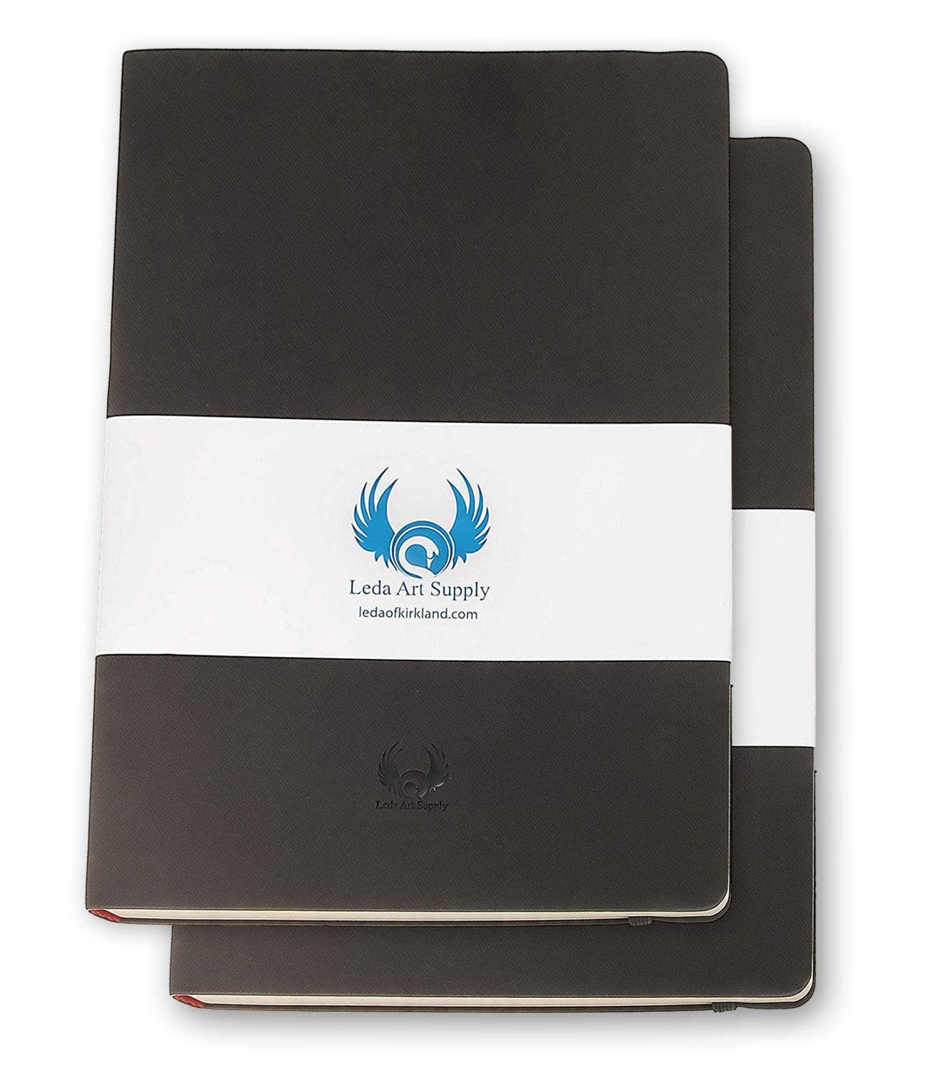 Leda Art Supply Extra Large (A4 Size, 11.5 x 8.25 inches) 2 Pack Sketch Book Set for Drawing and All Art, Writing and Creative Projects