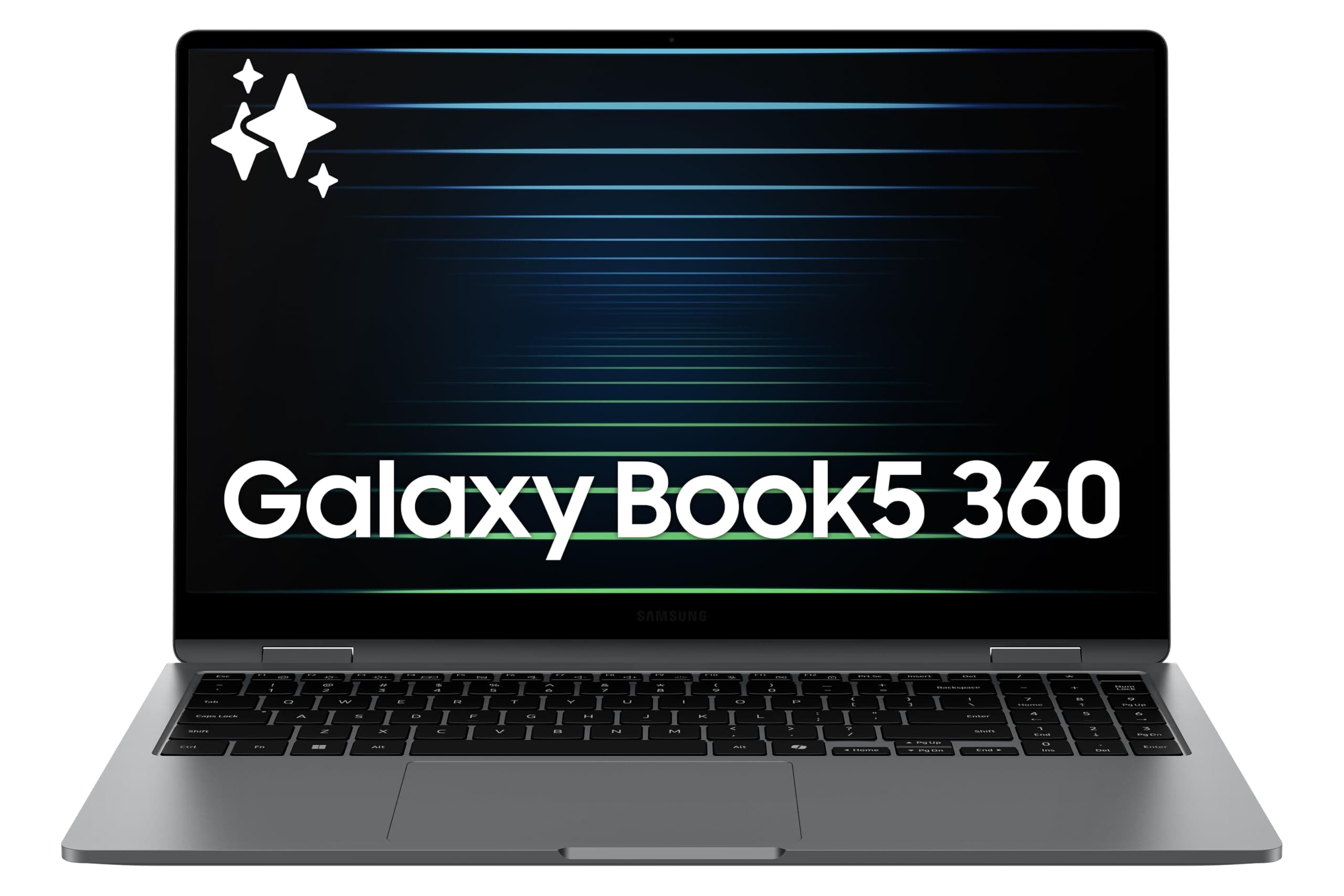 15.6” Galaxy Book5 360 Copilot AI Laptop PC Computer, FHD AMOLED Touchscreen, 16GB / 512GB, Dolby Atmos Quad Speakers, All-Day Battery Life, NP750QHA-KA1US