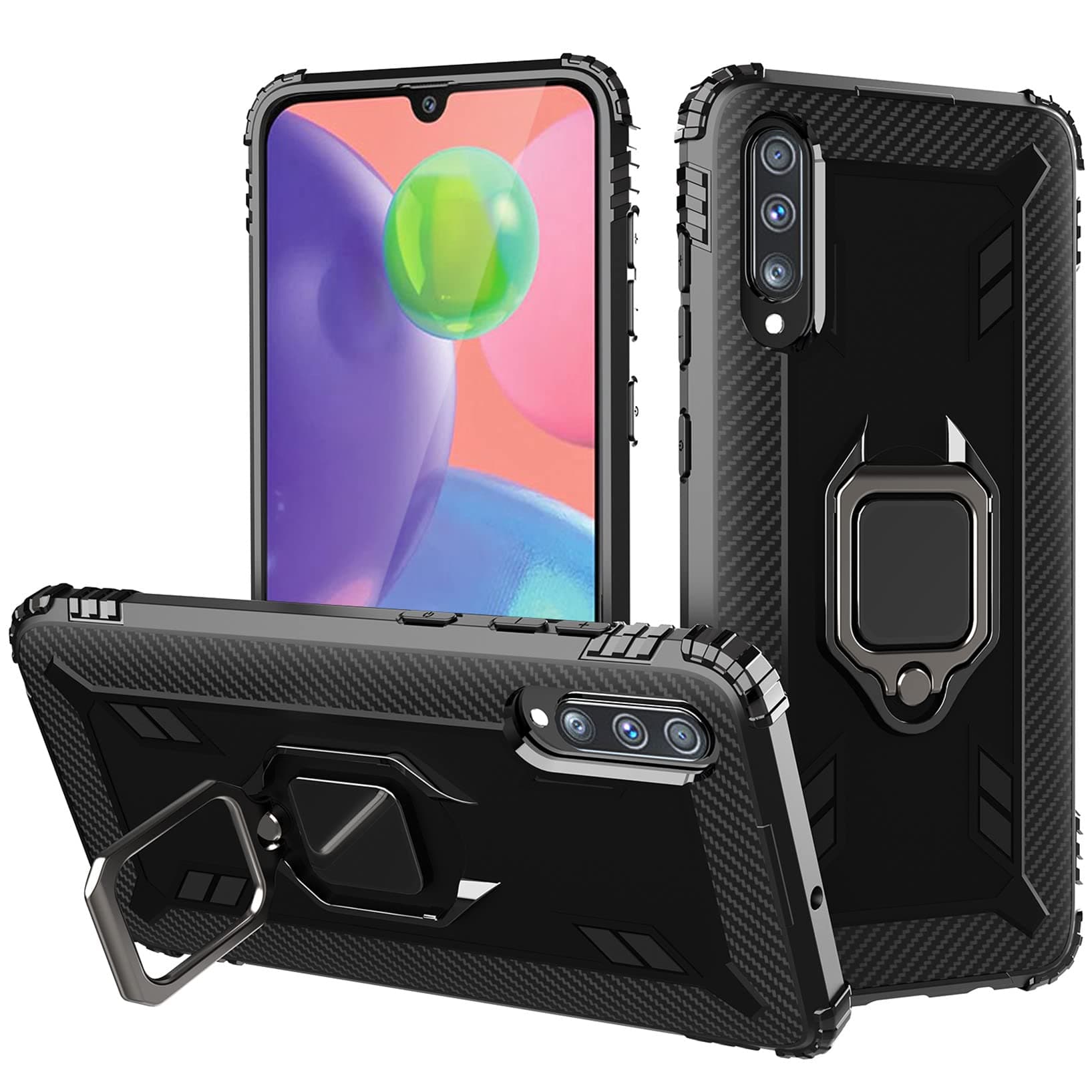 LXHGrowHWiko View 4 / View 4 Lite Case with Stand Function and Protects Against Scratches and Bumps