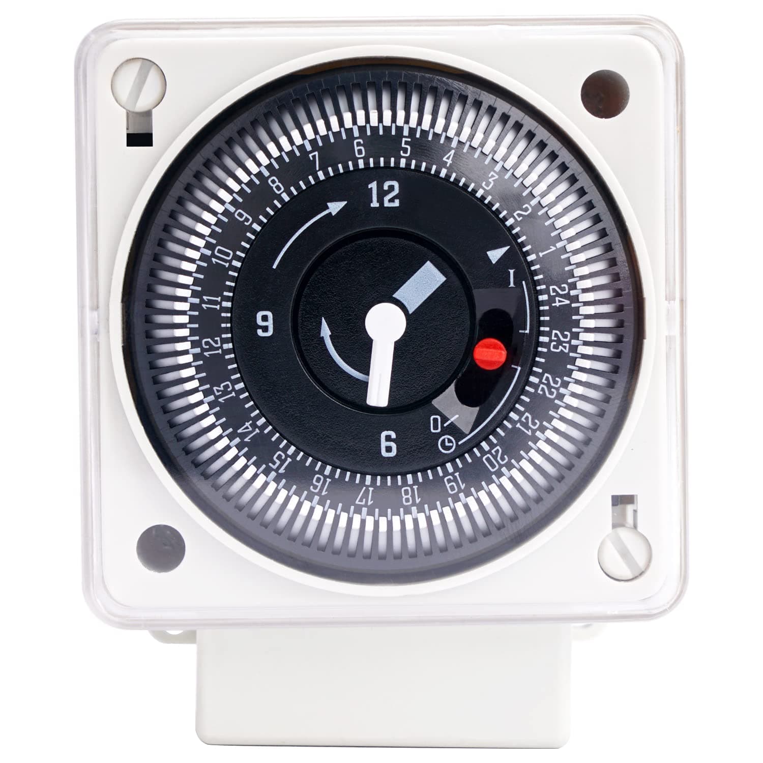 Mechanical Timer Switch, 220-240V 16A 24 Hours Analog Mechanical Timer, Daily Analogue Universal Time Switch - single channel time switch, Immersion Segmented Timer Switch