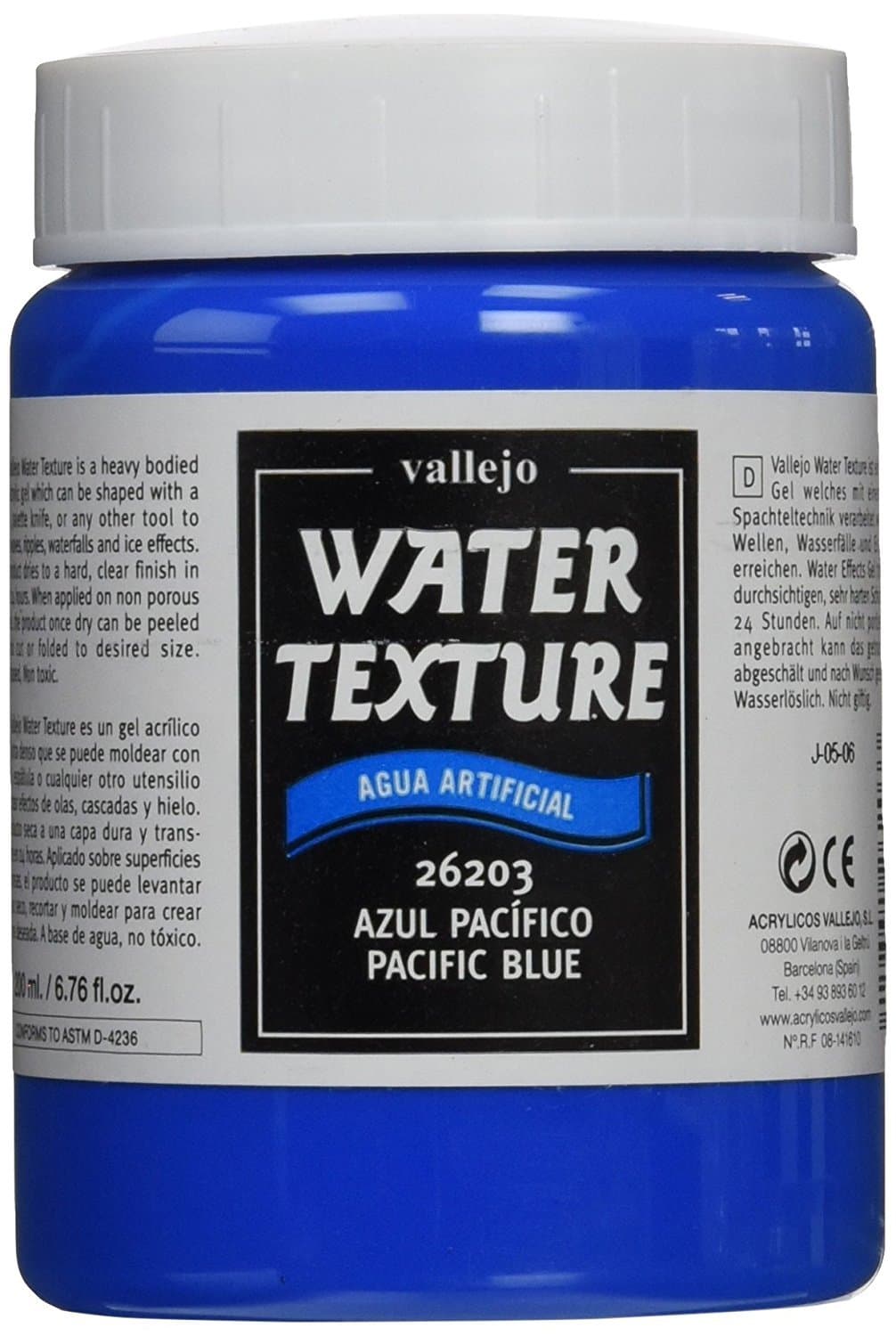 Vallejo "Water Effects"--Acrylic Gel Pacific Blue