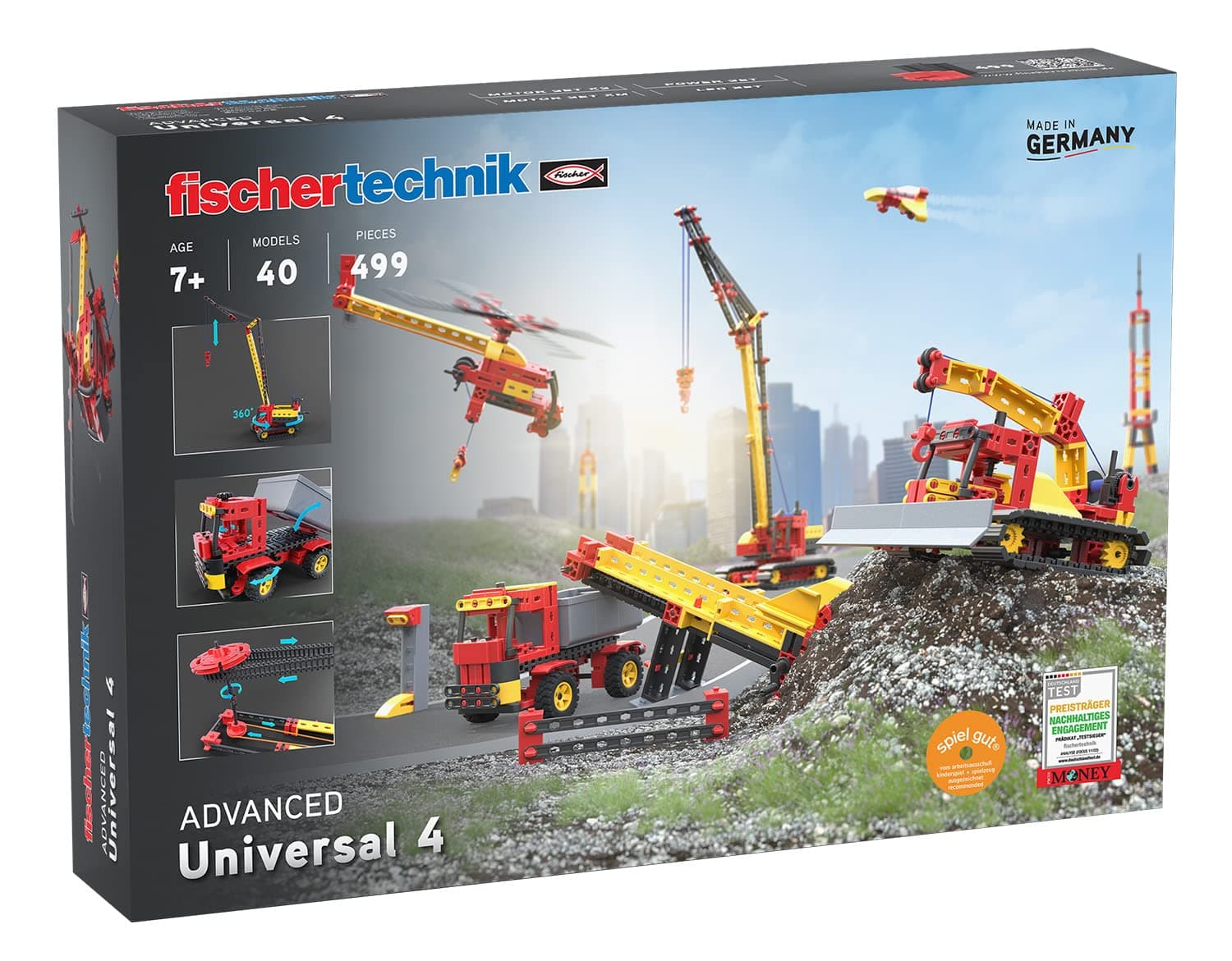fischertechnik 548885 Advanced Universal 4 Kit from 7 Years, Multicoloured