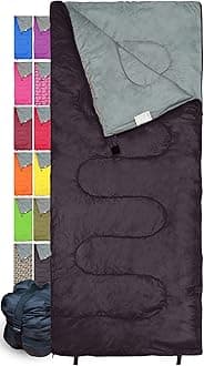 Sleeping Bag Indoor & Outdoor Use. Great for Kids, Boys, Girls, Teens & Adults. Ultralight and Compact Bags are Perfect for Hiking, Backpacking & Camping