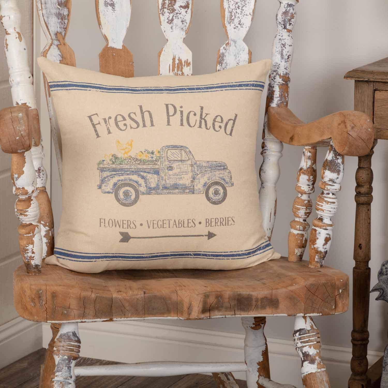 Piper Classics Fresh Picked Pillow Cover 18x18