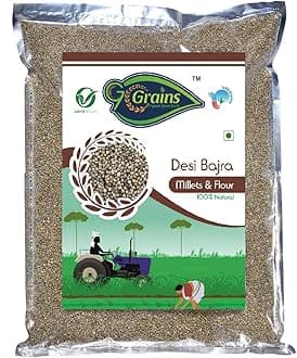 Organic Whole Grains | Whole Grains For Eating And Cooking | Premium Grains/Gehu By G7 GRAINS (10KG, BAJRA)