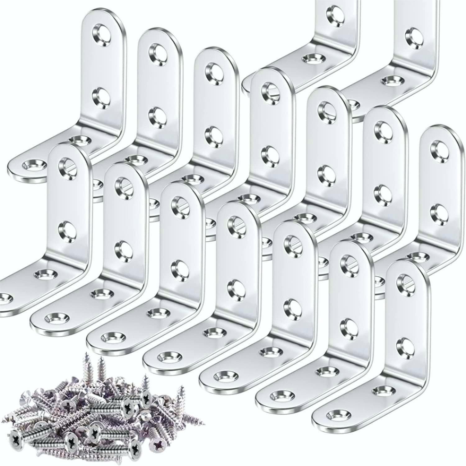 16 Sets 40*40 Corner Bracket with 64 Screws