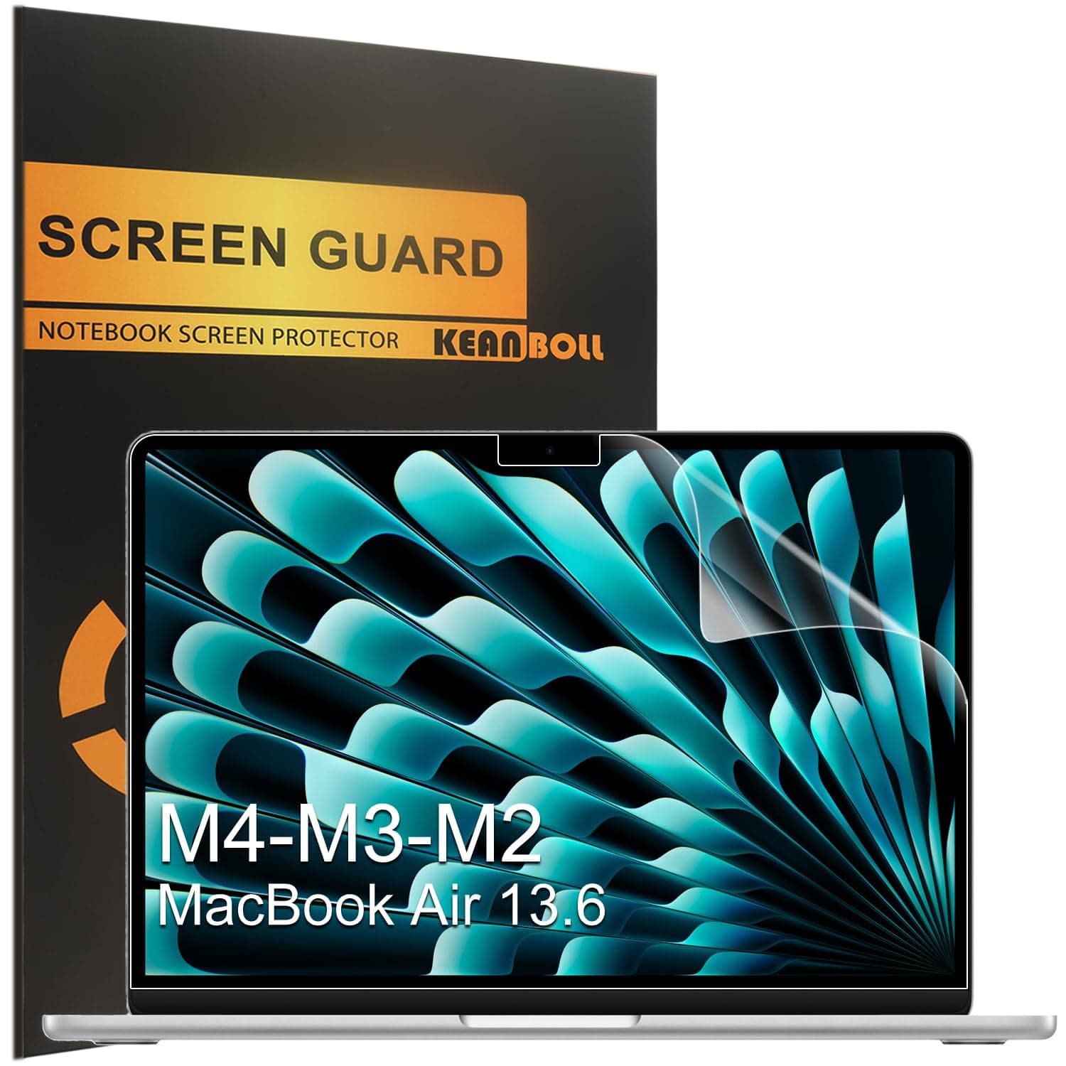 KEANBOLL 3-Pack Anti Glare (Matte) Screen Protector Designed for MacBook Air 13.6 inch 2026, (Model: A3449 A3240 A3113 A2681,M5 M4 M3 M2 Chip)- Eye Protection Anti Fingerprint Shield