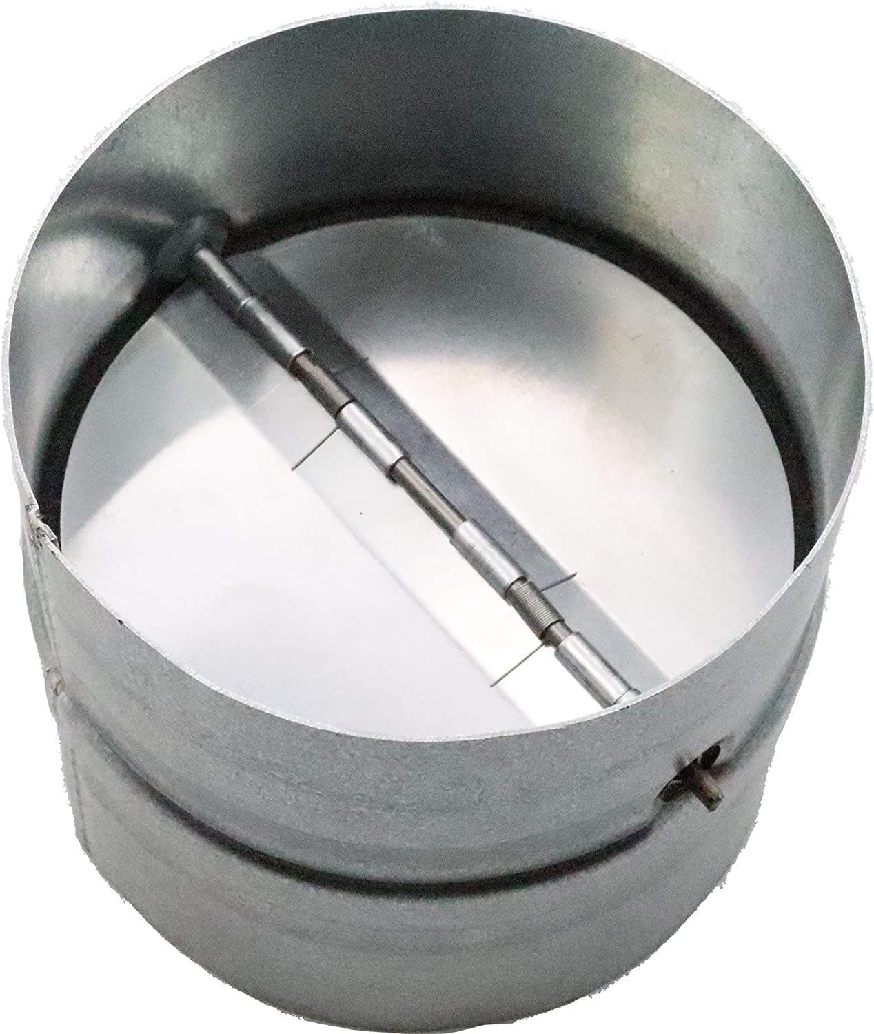 Vent Systems 12" Inch Backdraft Damper - Backflow Shutter - Heavy-Duty Inline Springs Loaded - One-Way Airflow Ducting Insert - Inline Fan Vent Deflector