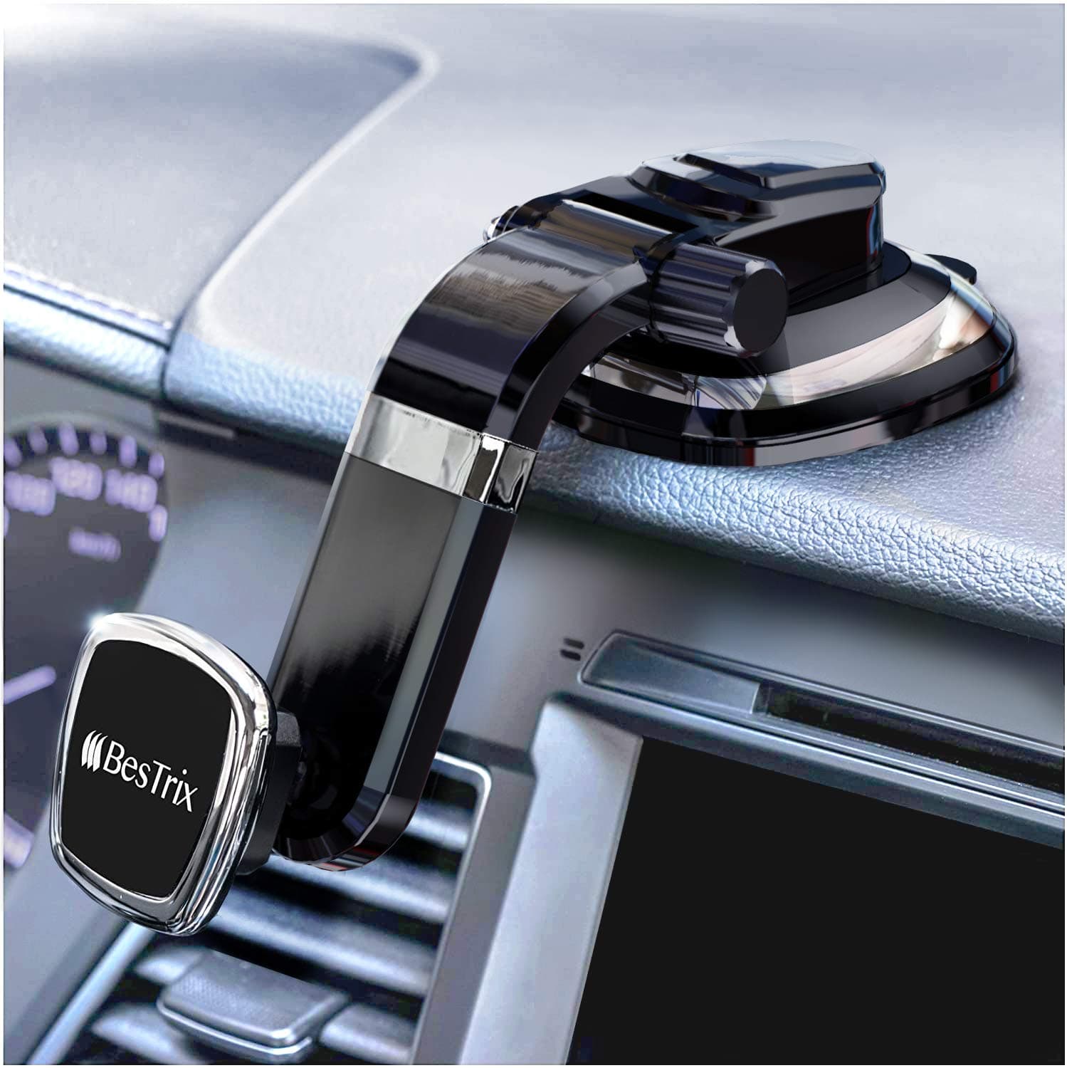 Bestrix New Version -Magnetic Dashboard Cell Phone Car Mount Holder, Smartphone Car Mount, Phone Holder