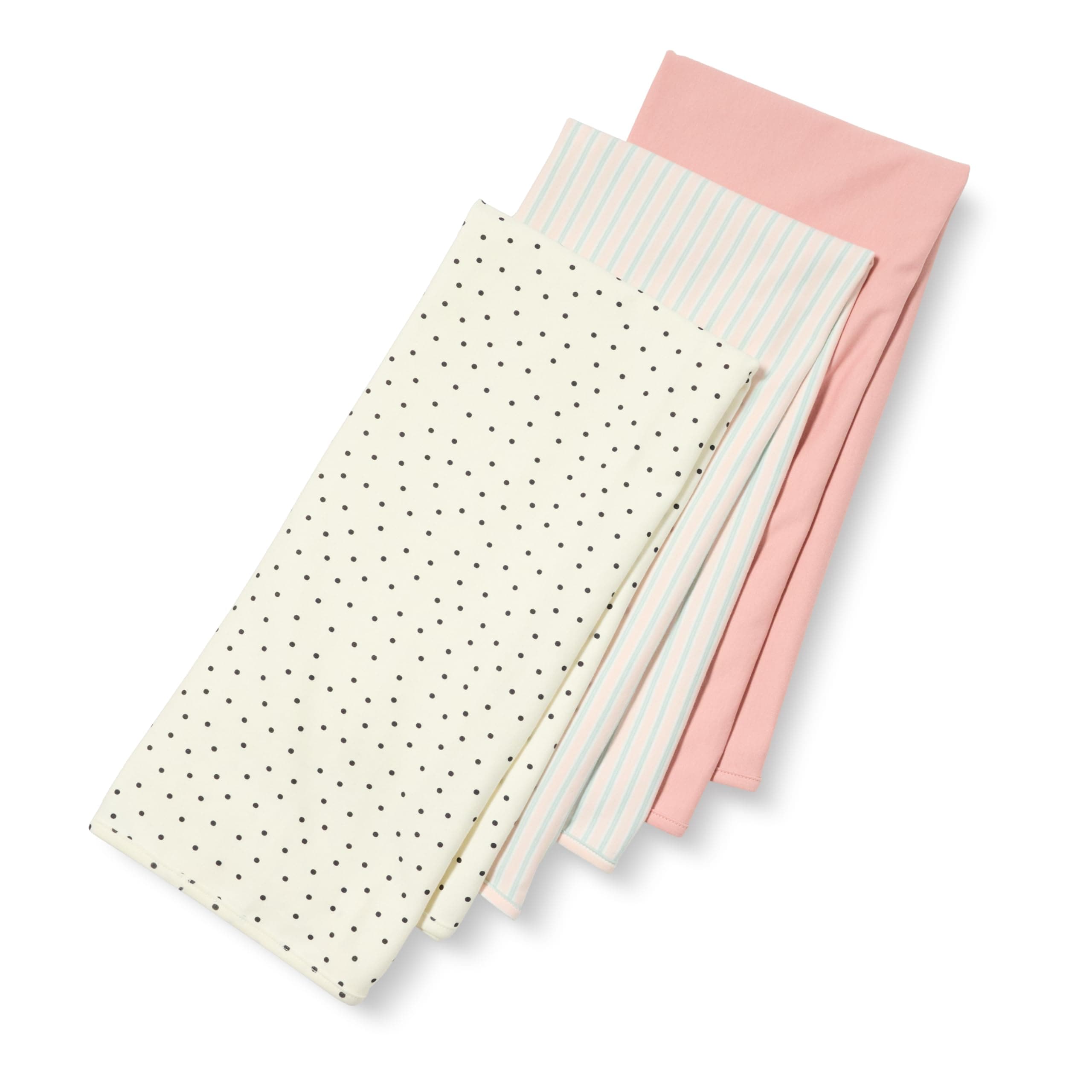 Amazon Essentials Unisex Babies' Swaddle Blankets for Boys and Girls, Pack of 3