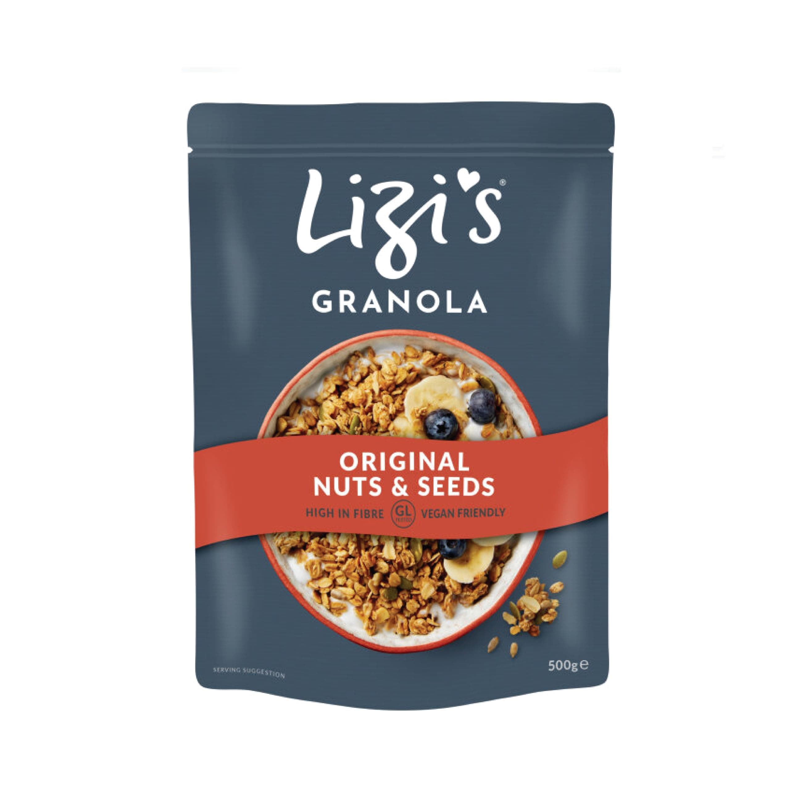 Lizi's Granola - Original Nuts and Seeds 500g