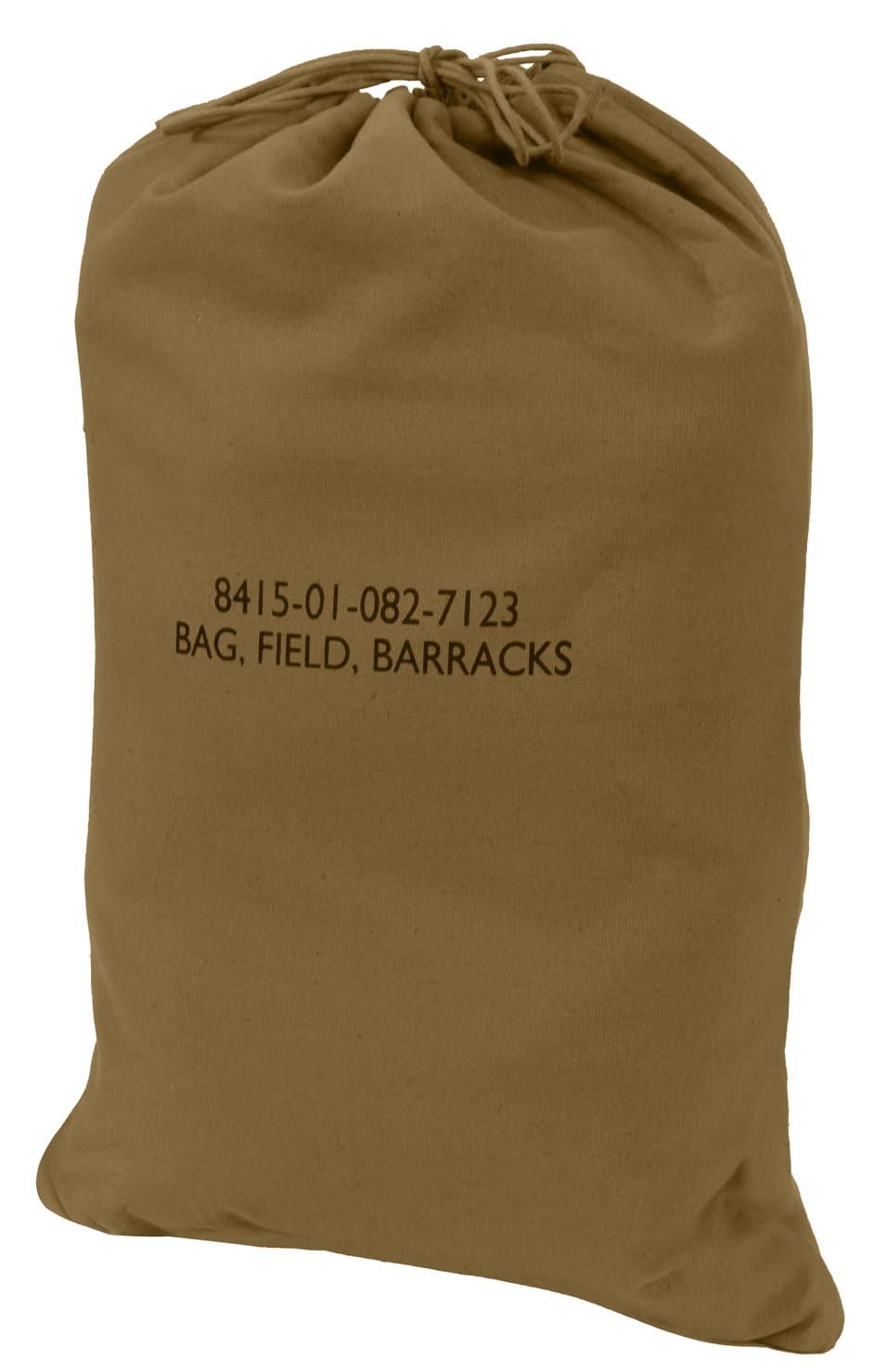 Rothco Canvas Barracks Bag Multi-Functional, Dependable, and Durable for Field Use and Travel, Coyote Brown - 18" x 27"