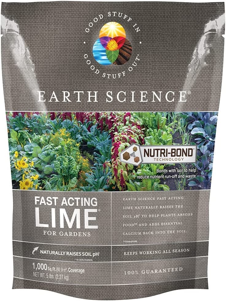 Fast Acting Lime Granules—5lb— Instantly Raise pH of Soil & Reduce Nutrient Runoff for Improved Growth & Color - Long Lasting Lawn Care with Calcium