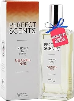 Perfect Scents Fragrances, Inspired by Chanel’s No. 5, Women’s Eau de Toilette, CLEAN, Vegan, Paraben-Free, Phthalate-Free, Never Tested on Animals, 3.4 Fluid Ounces