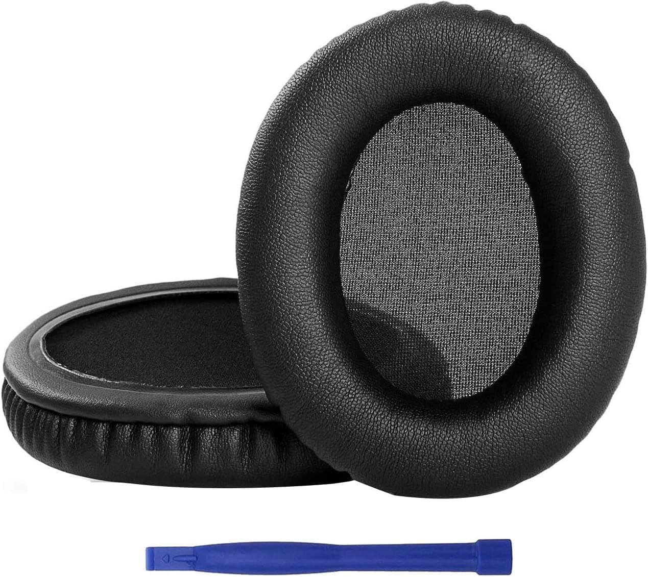 Cloud Stinger Earpads, Replacement Leather Ear Pads Cups Foam Cushions Cover Earmuffs for Kingston HyperX Cloud Flight S Stinger 7.1 Wireless Gaming Headphones