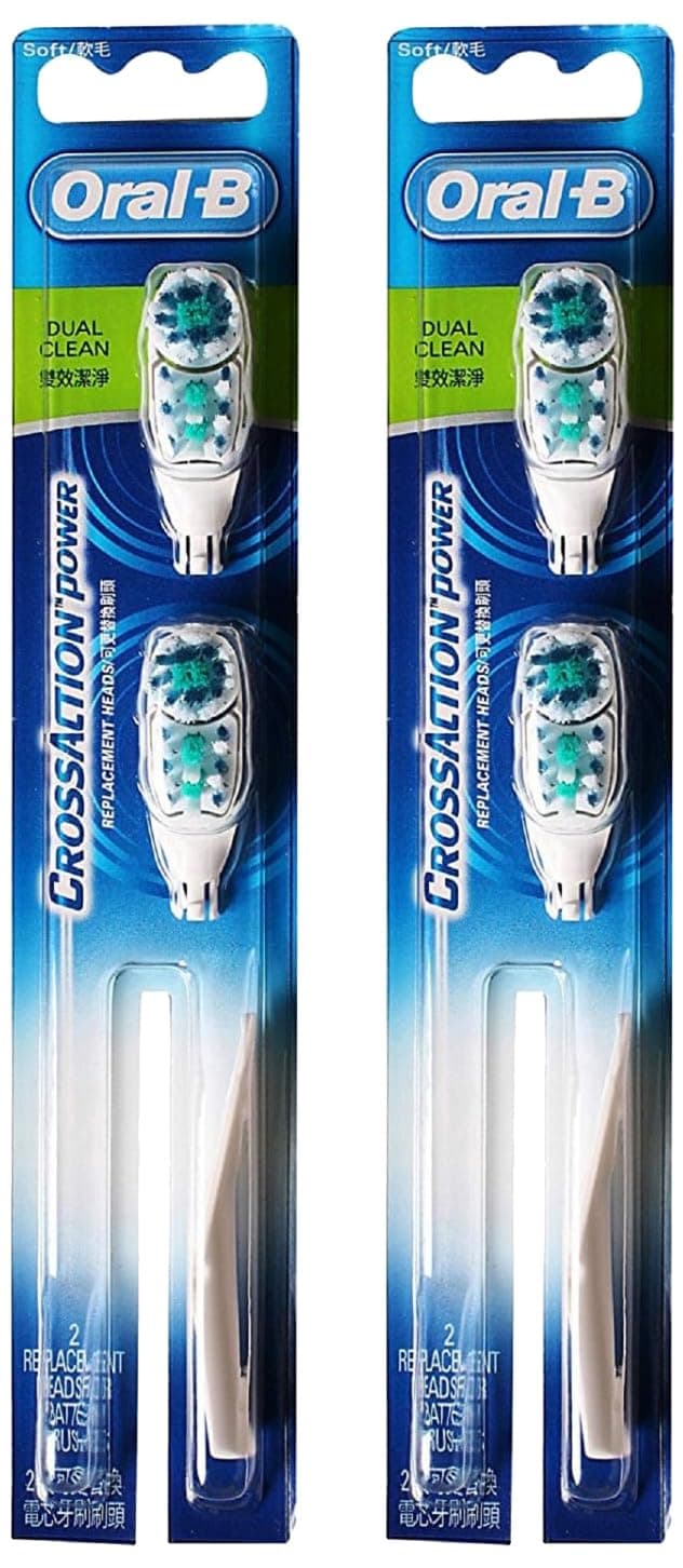 CrossAction Power Toothbrush Replacement Head (Soft) (Pack of 2)