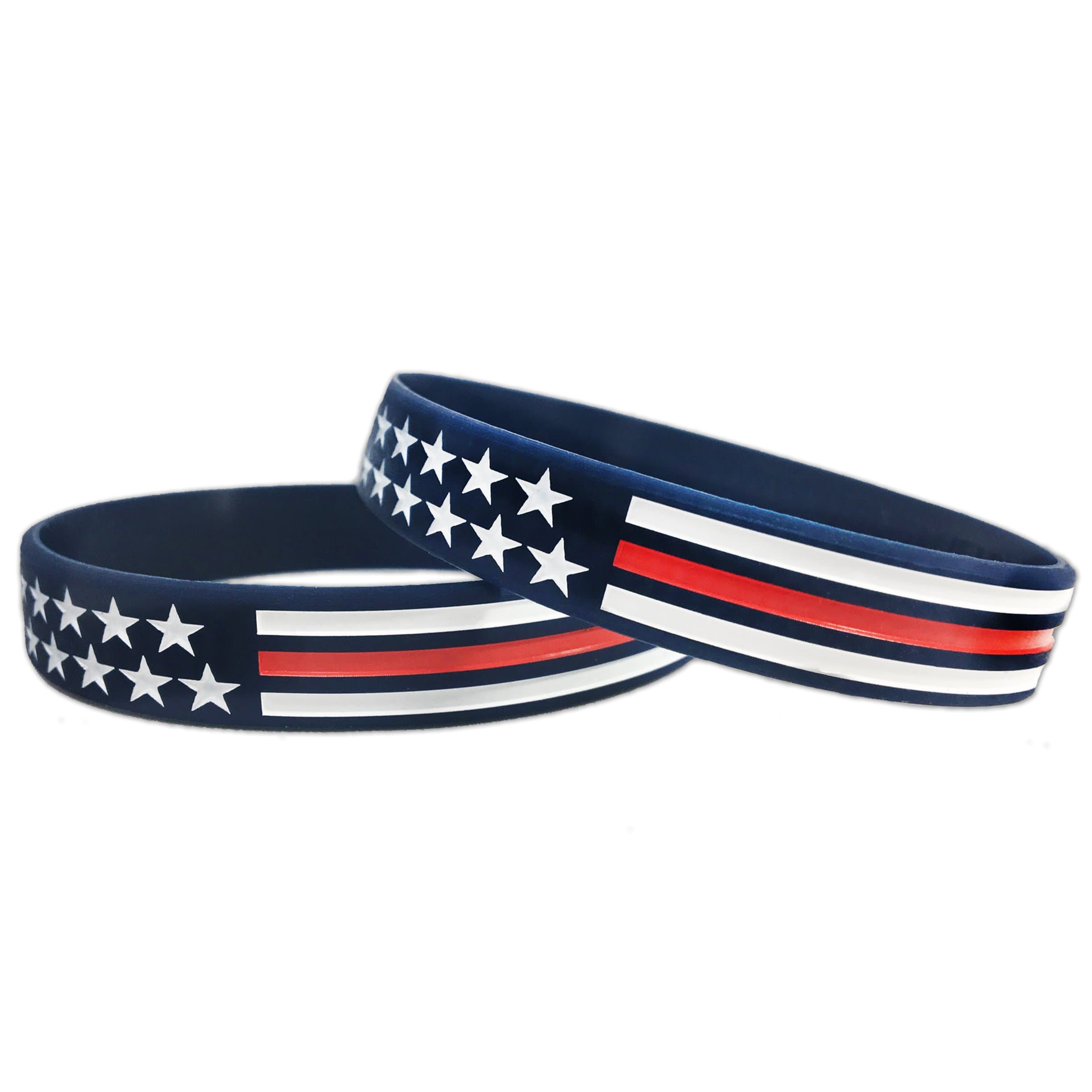 Red, White, and Blue American Bracelet