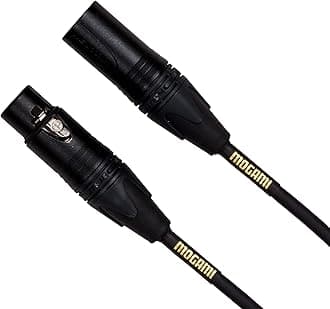 Gold STUDIO-75 XLR Microphone Cable, XLR-Female to XLR-Male, 3-Pin, Gold Contacts, Straight Connectors, 75 Foot