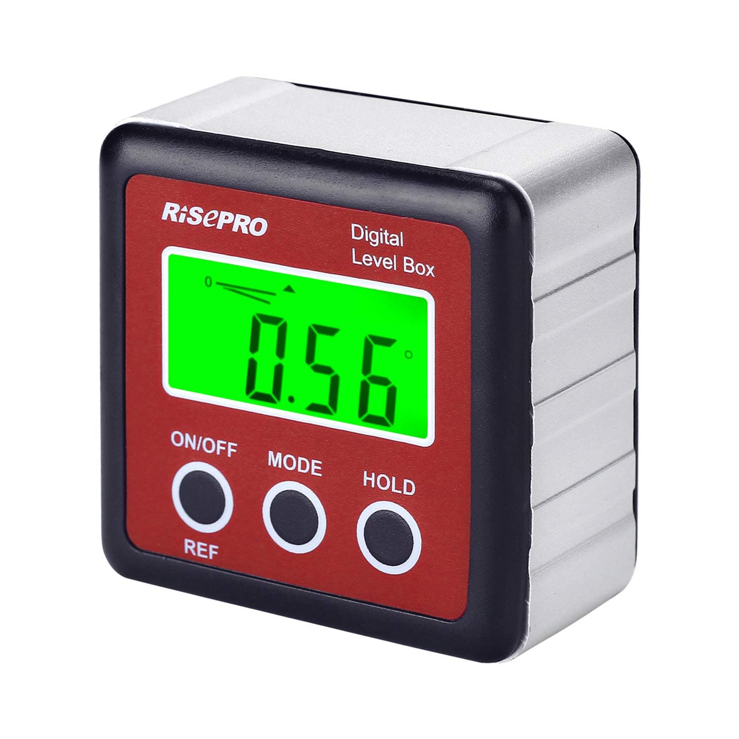 Digital Level Box Angle Gauge Protractor Inclinometer Bevel Box with Data Hold, Magnet Base, LCD Display w/Backlight, Calculating for Carpentry, Building, Masonry, Automobile