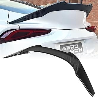 Real Carbon Fiber Trunk Spoiler Compatible with 2020-2026 Toyota GR Supra A90 A91 Rear Spoiler (V Style) Vortex