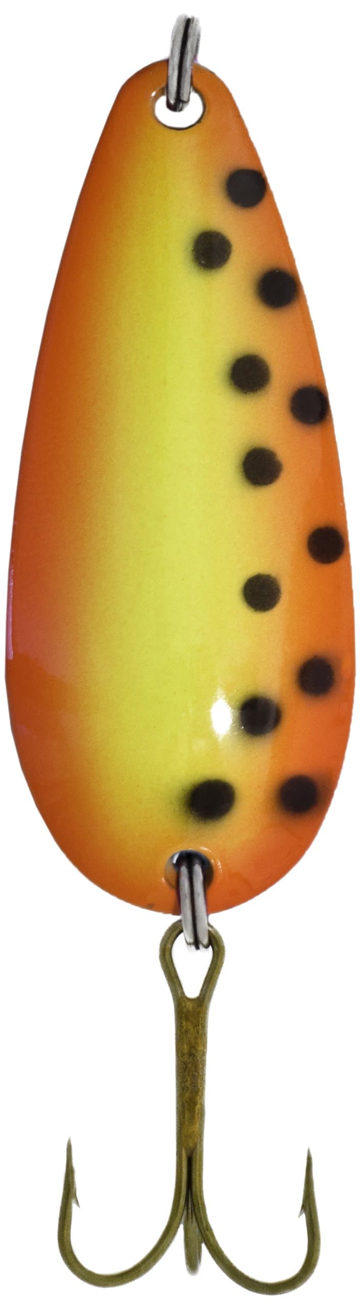 Sierra Spec Spoon Lure, Orange/Black Dot Crd, 1/2-Ounce