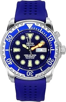 FreeDiver Helium-Safe Dive Watch Sapphire Crystal Automatic Diver Watch 1000M Water Resistant Diving Watch for Men