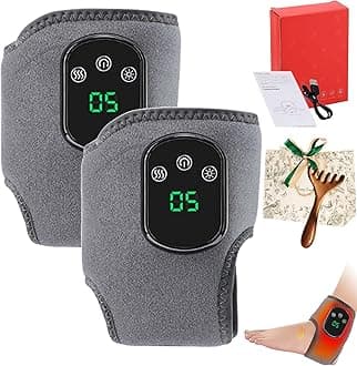 Emsence Foot Massager, Emsence Triple Technology Foot Massage, Foot Renew Triple Massager, 3-in-1 Foot Massager Wireless & Portable, 3 Level Heat & Massage Adjustable for Home/Office/Travel (2Set)