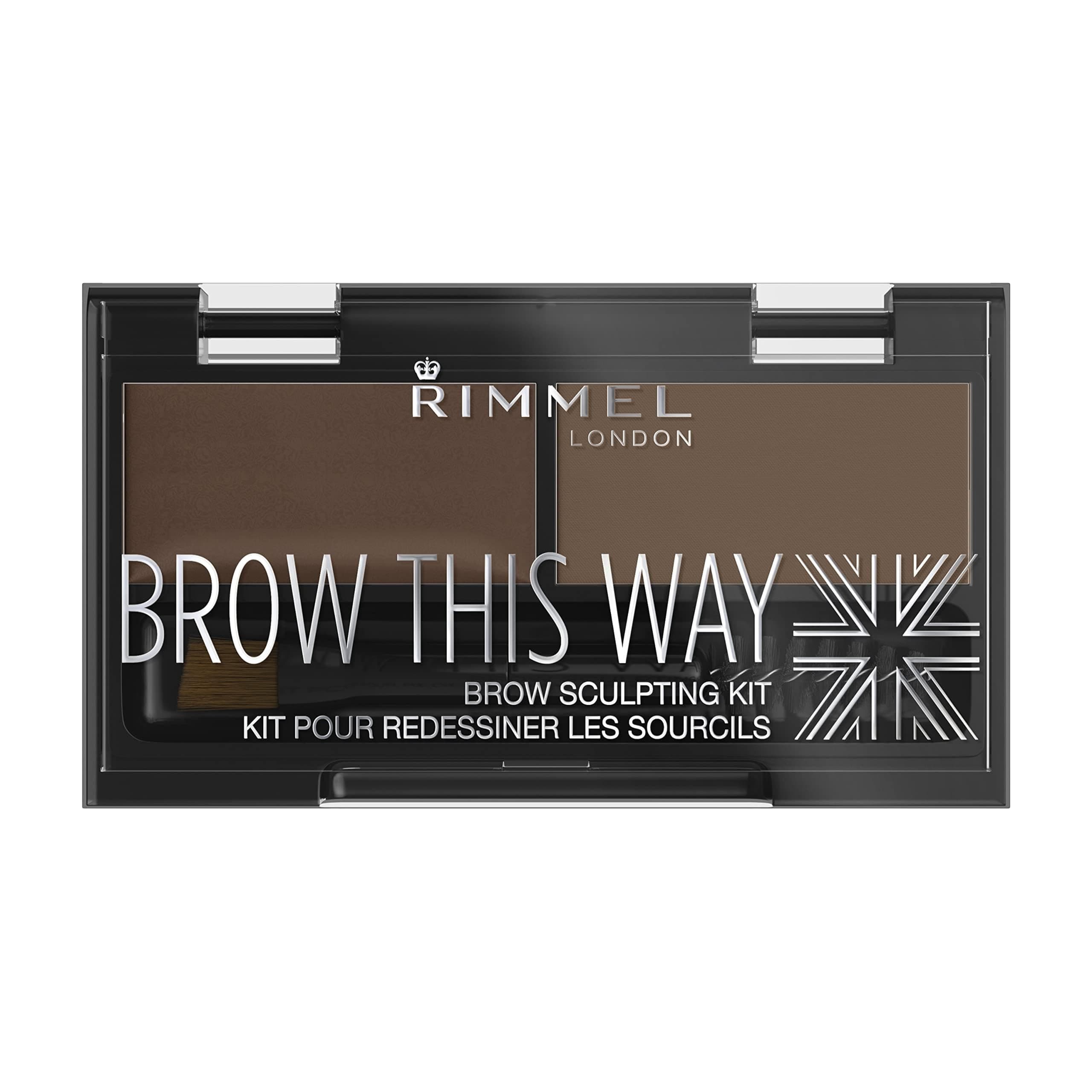 Rimmel London Brow This Way Eyebrow Powder Sculpting Kit, 1.3g