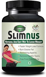 Inlazer - Slimnus Organic Tablet For Weight Management Fast Fat Burner For Men Women.pure & natural |