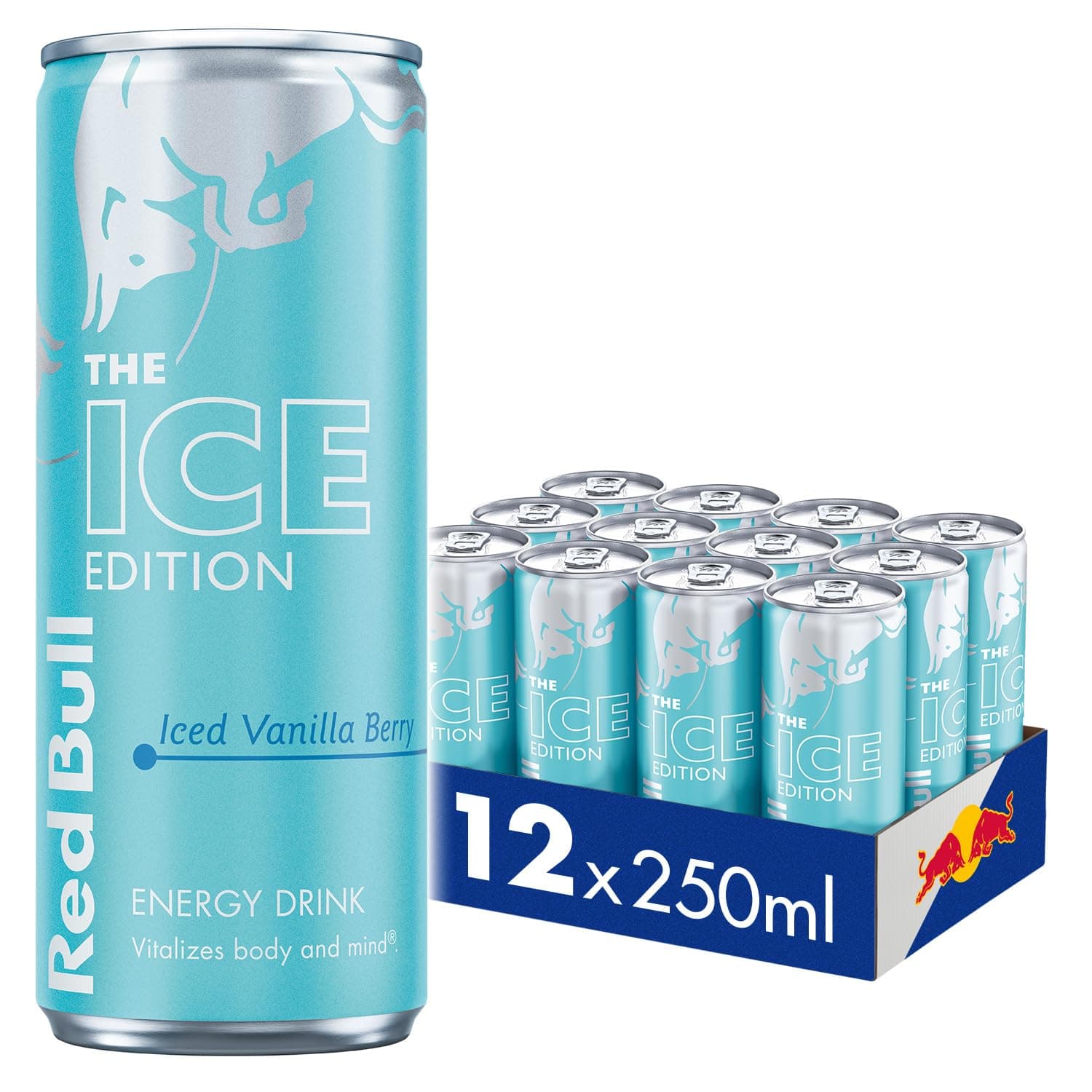 Red Bull Winter Iced Vanilla Berry Edition, 12 x250 ml