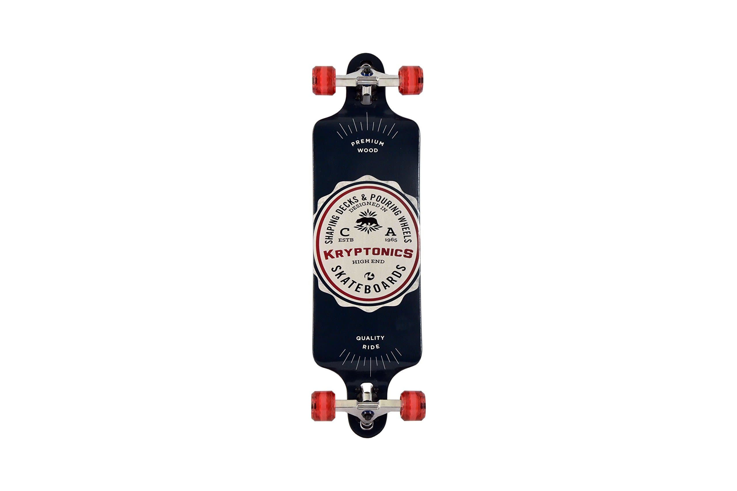 Kryptonics 34" - American Label - Drop-Through Drop-Platform Longboard