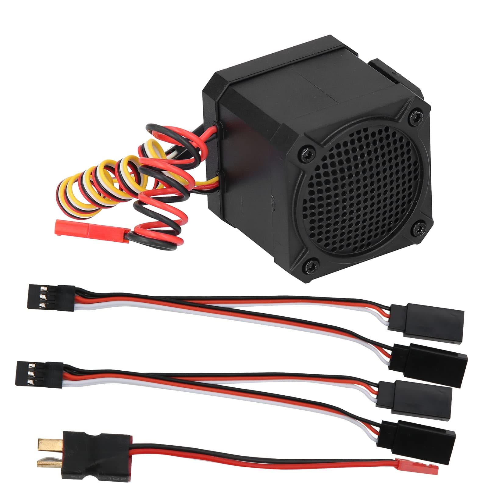 LIANGLIDE Model Sound Unit RC 7×7×6 Engine Sound Simulator 10 Sound Effects Spare Parts Accessories for RC Car Model