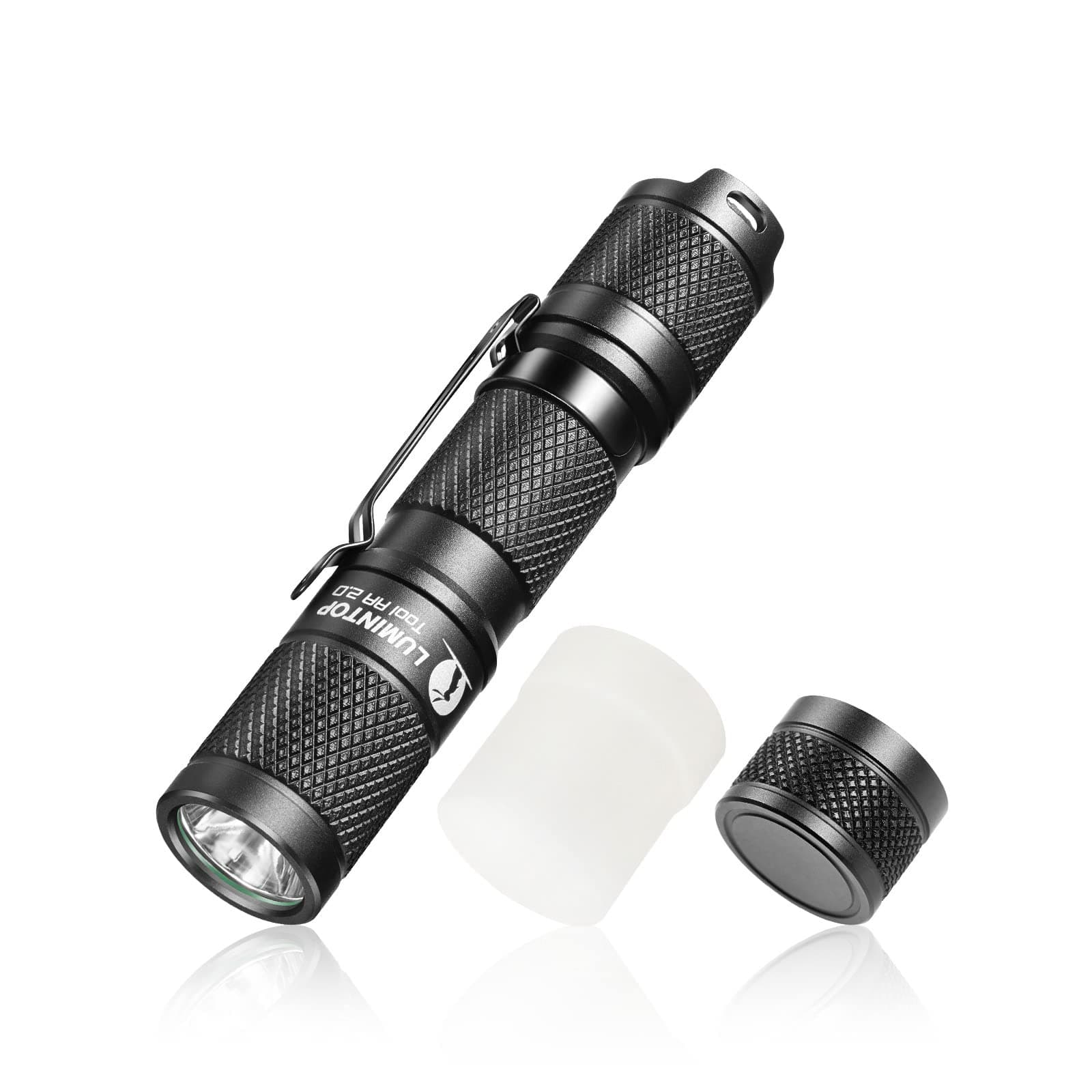 LED Torch, Small Torch Super Bright - LUMINTOP Flashlight Tool AA, 2019 New Recommend. Keyring Torch up to 650LM for EDC,Camping. IP68 Waterproof¡­