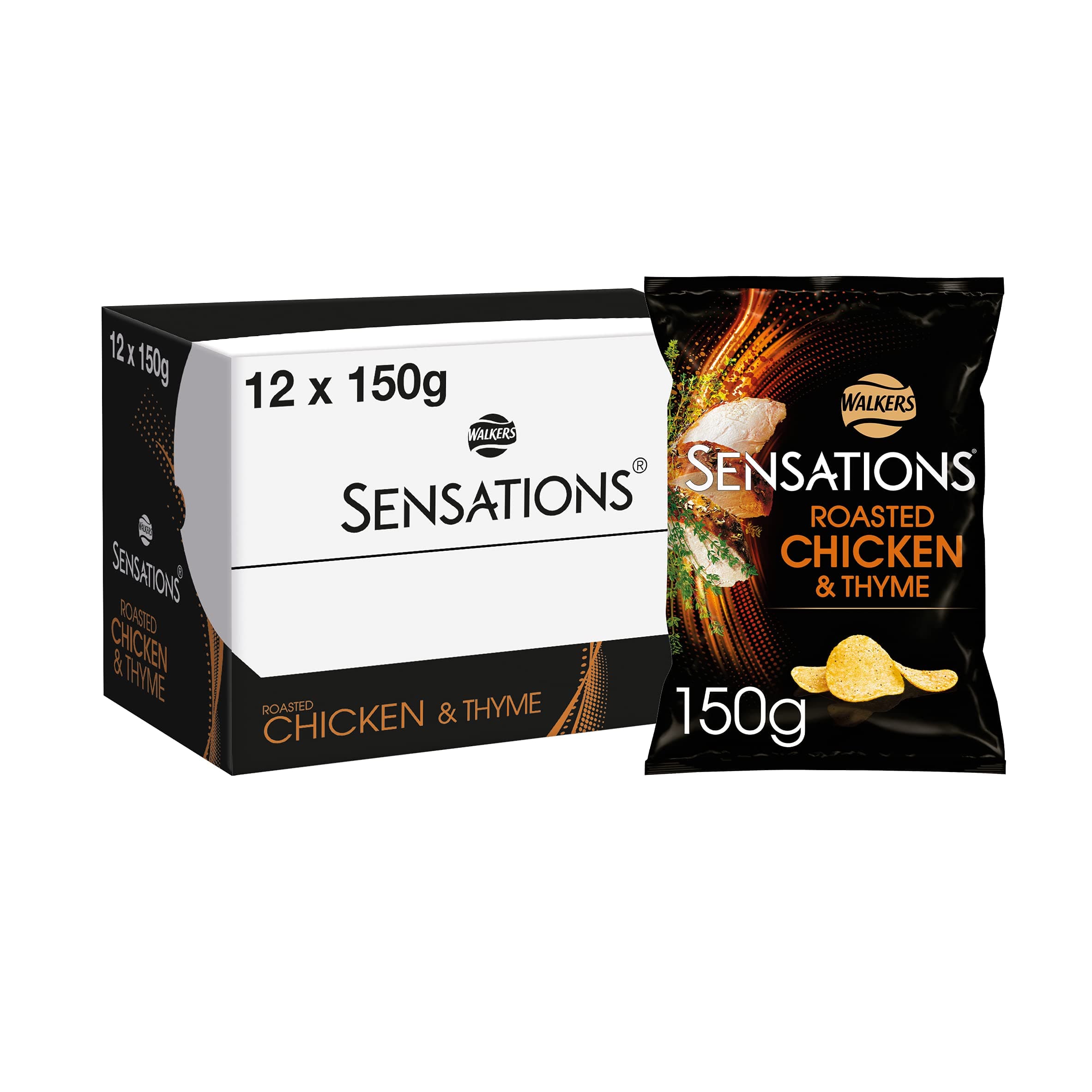 Unknown Sensations Roasted Chicken And Thyme 150 G (Pack Of 12)