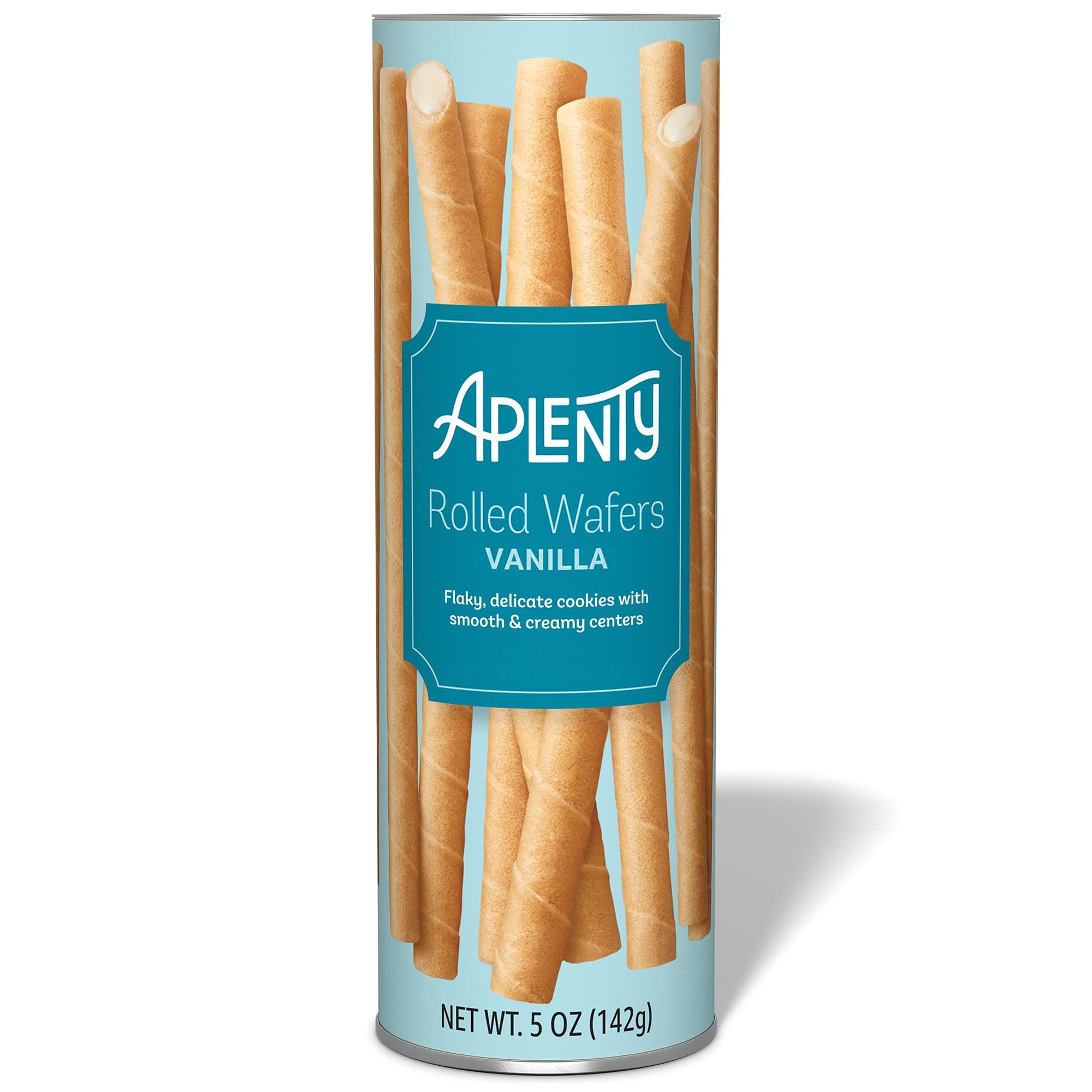 Amazon Brand - Aplenty, Vanilla Rolled Wafers, 5 oz