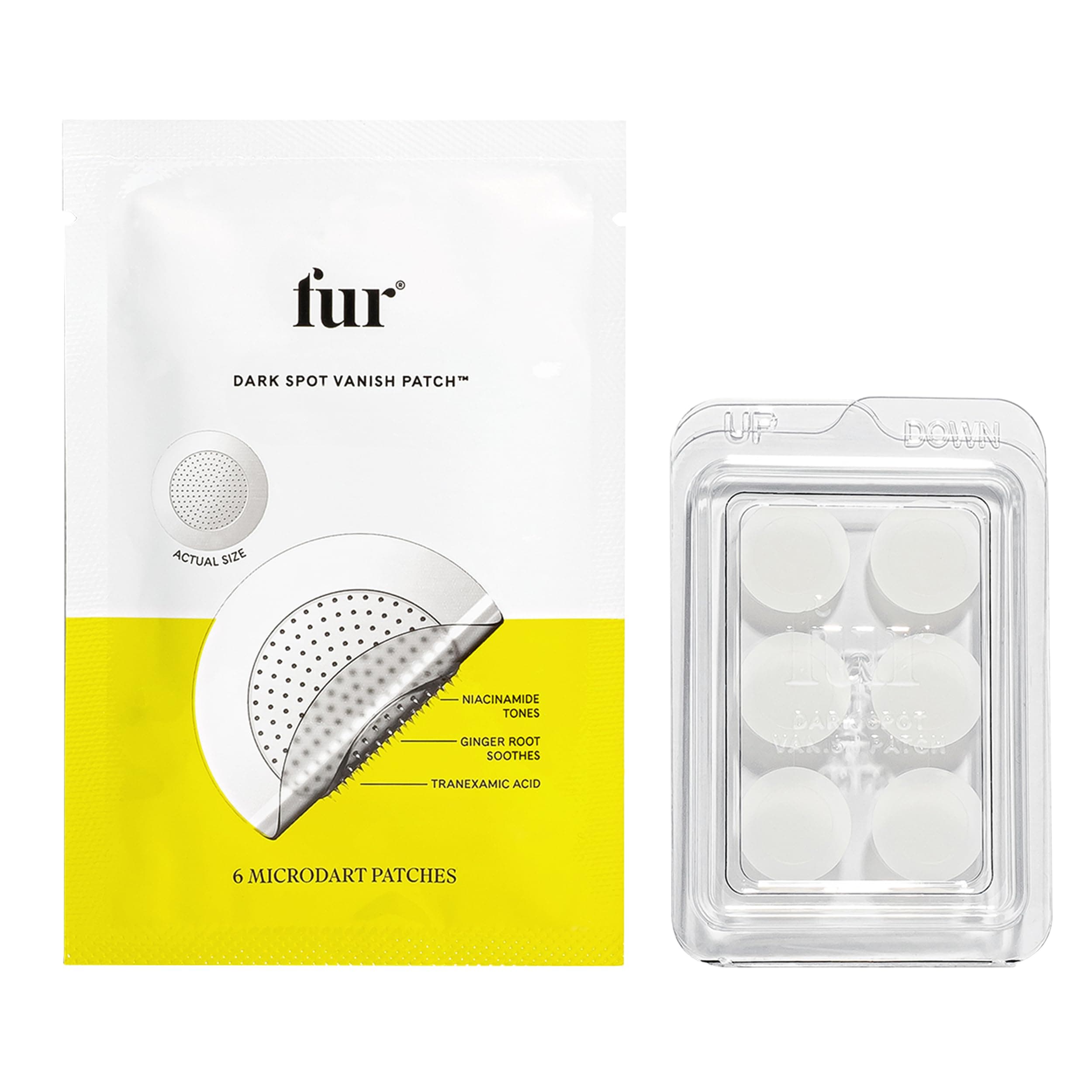 Fur Dark Spot Vanish Patch- Powerful Microdart Patches Designed to Target and Remove Dark Spots and Hyperpigmentation Caused by Body Acne and Ingrown Hairs, While Reducing Ingrown Scars