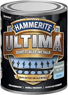 Metal protective paint Ultima glossy traffic grey RAL 7042 750 ml