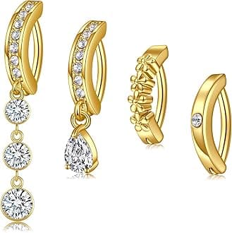 - Belly Rings - Short Bar Belly Button Rings in Surgical Steel with Opal Stones - 6mm & 10mm