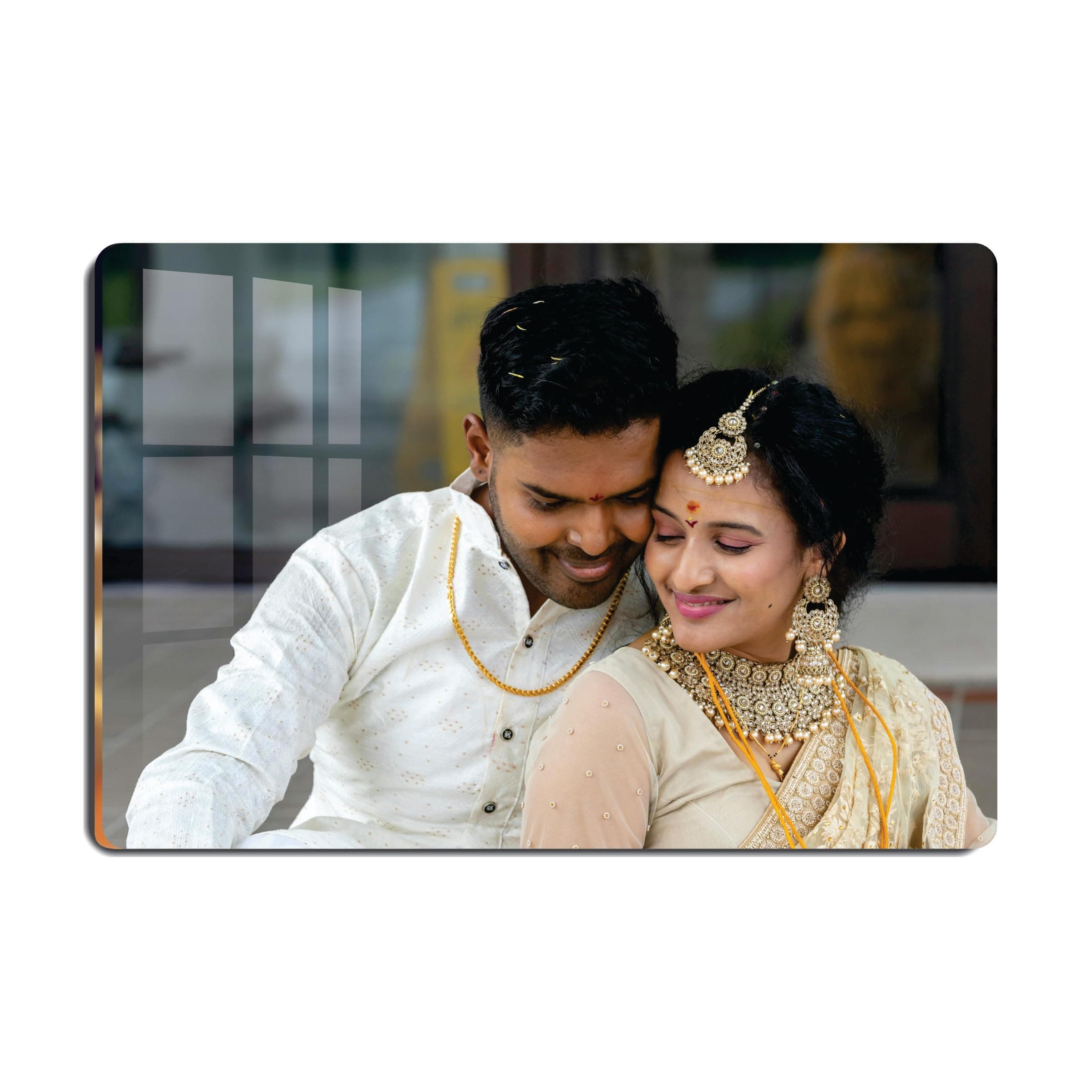 Giftplease Customized Acrylic Photo Frame 12x18 Inches – Personalized Clear Wall Mount Frameless Picture Frame, Gift, Personalised with Photo, Birthday Photoframe Gift,wedding, Anniversary,custom gift